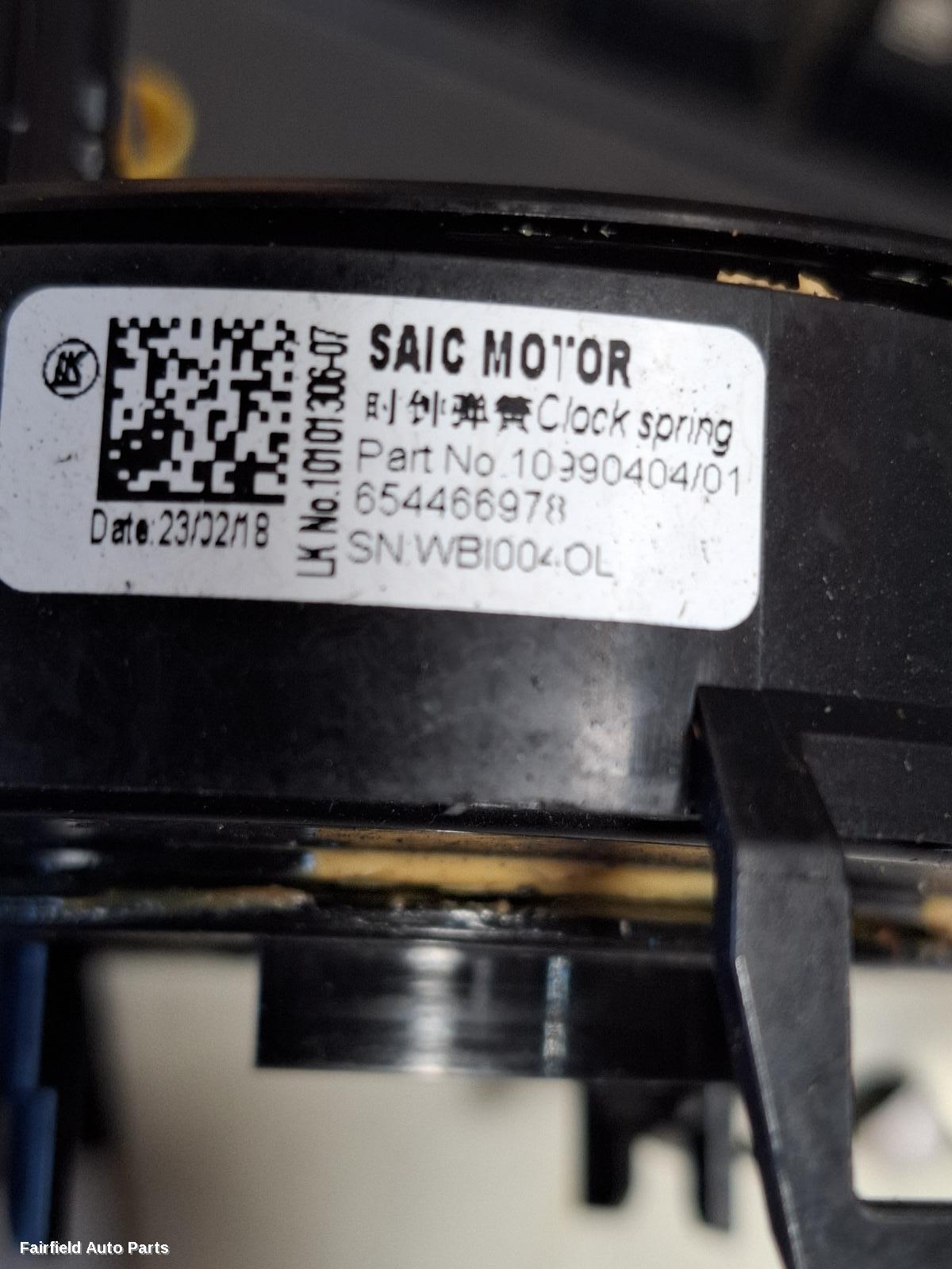 2017-2024 Mg Zs Airbag Module Sensor