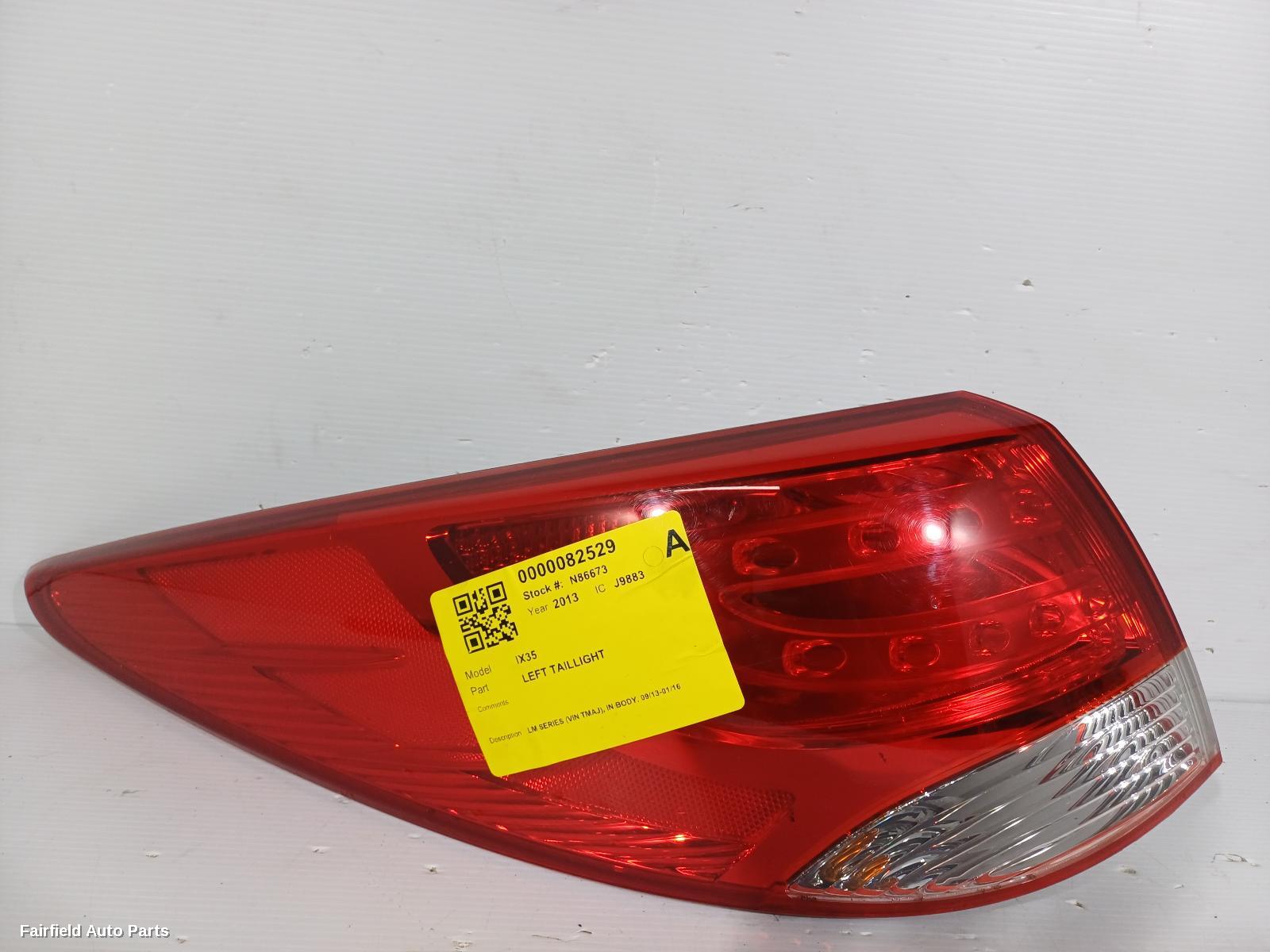2013-2016 Hyundai Ix35 Left Taillight