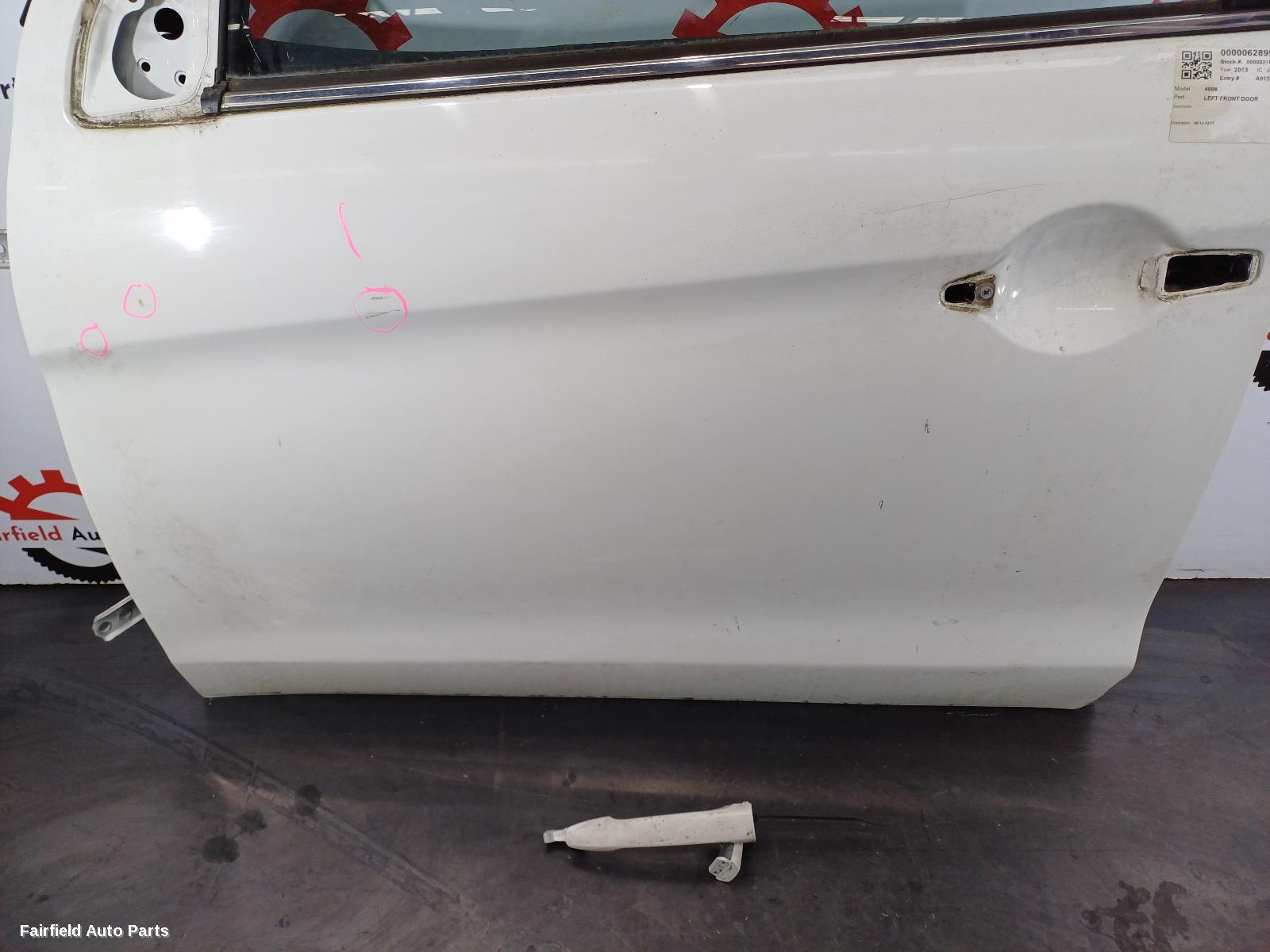 2012-2017 Peugeot 4008 Left Front Door
