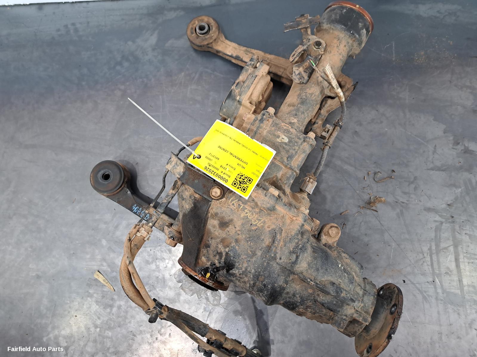 2015-2024 Toyota Hilux Differential Centre