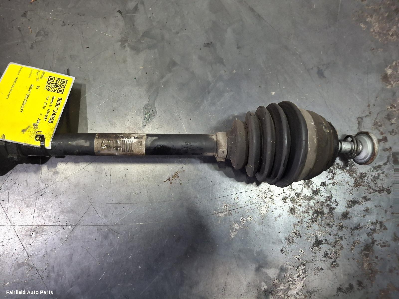 2014-2018 Bmw X4 Right Driveshaft