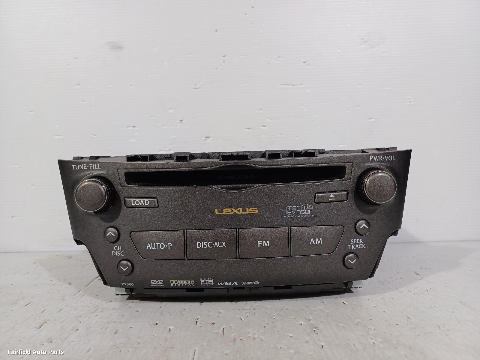 2005-2014 Lexus Is250/is250c Radio Cd Dvd Sat Tv