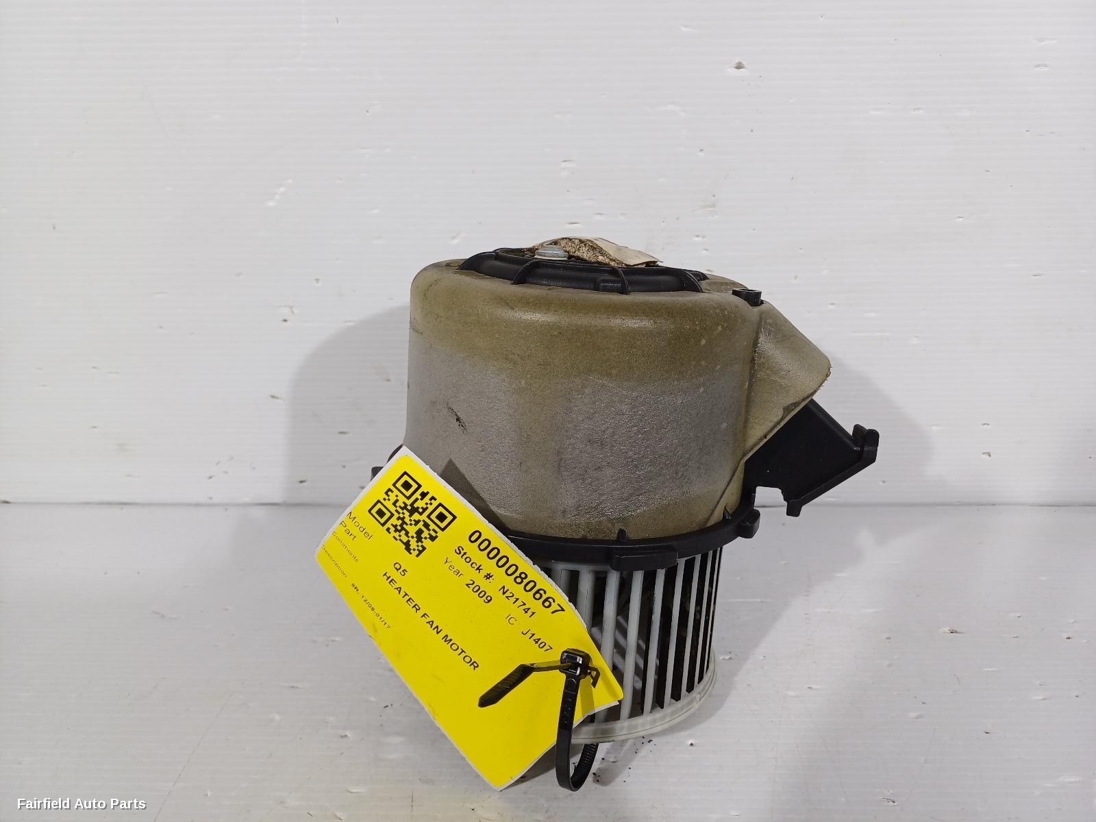 2008-2012 Audi Q5 Heater Fan Motor