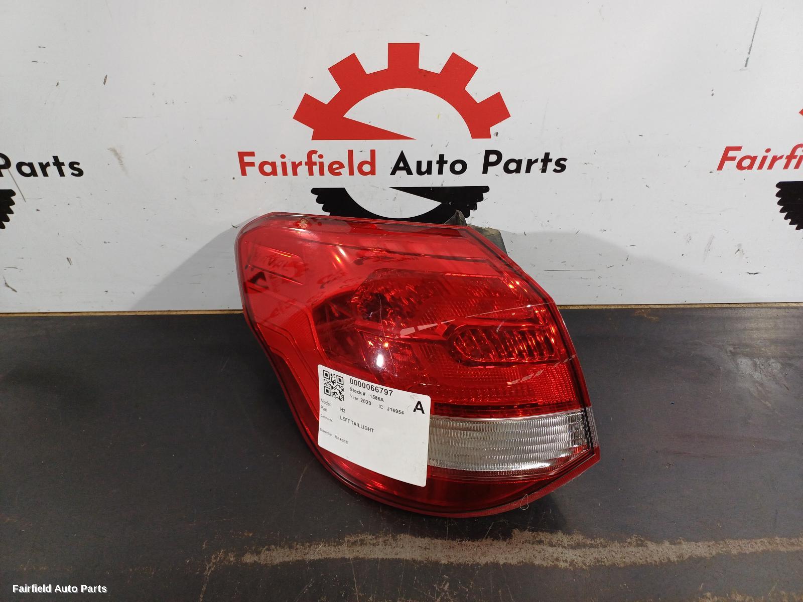 2019-2021 Haval H2 Left Taillight