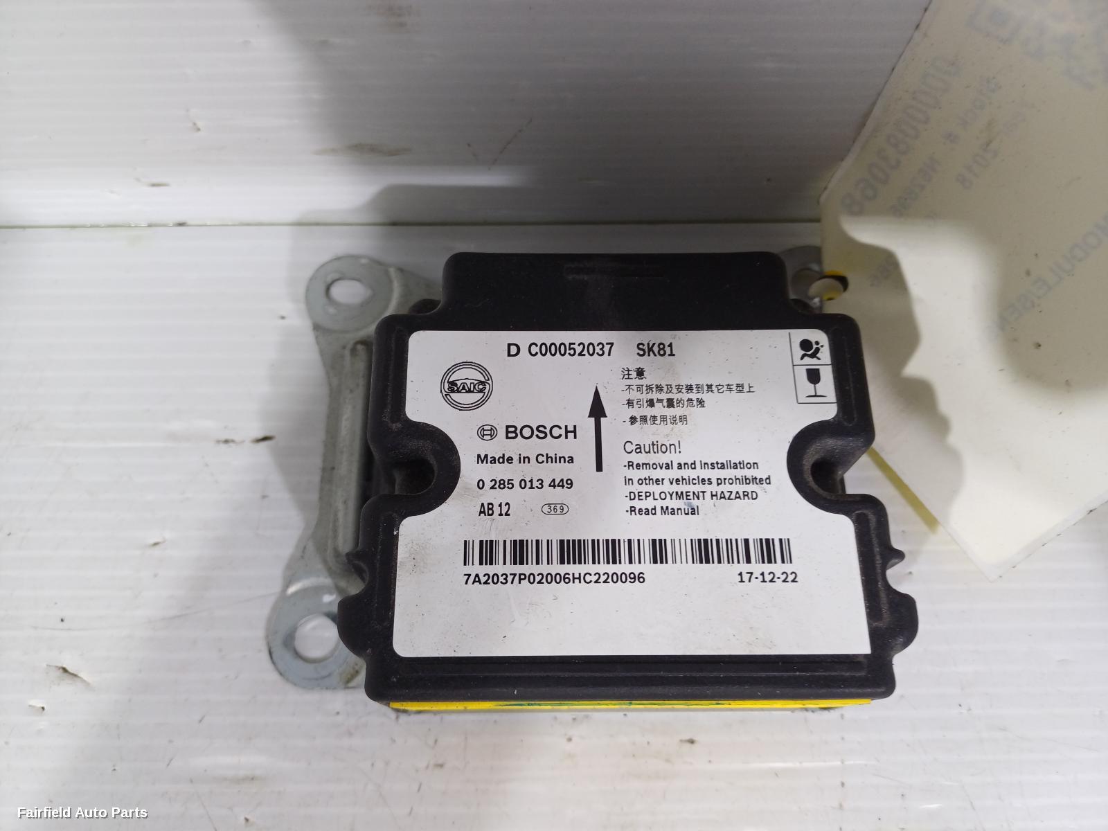 2017-2024 Ldv T60 Airbag Module Sensor