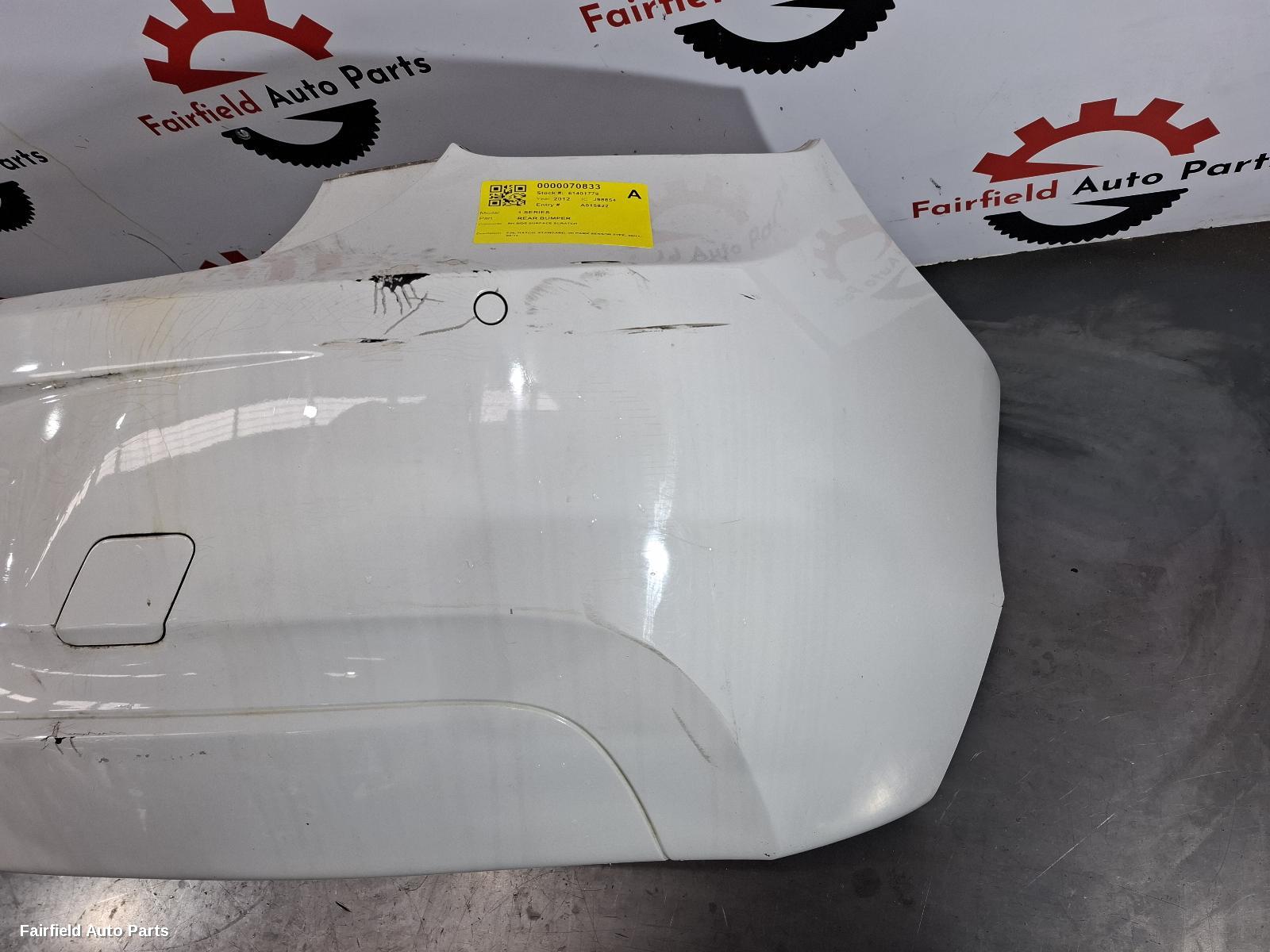 2011-2015 Bmw 1 Series Rear Bumper