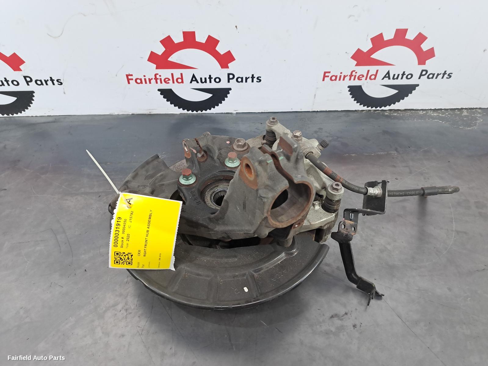2019-2026 Mazda Cx30 Right Front Hub Assembly