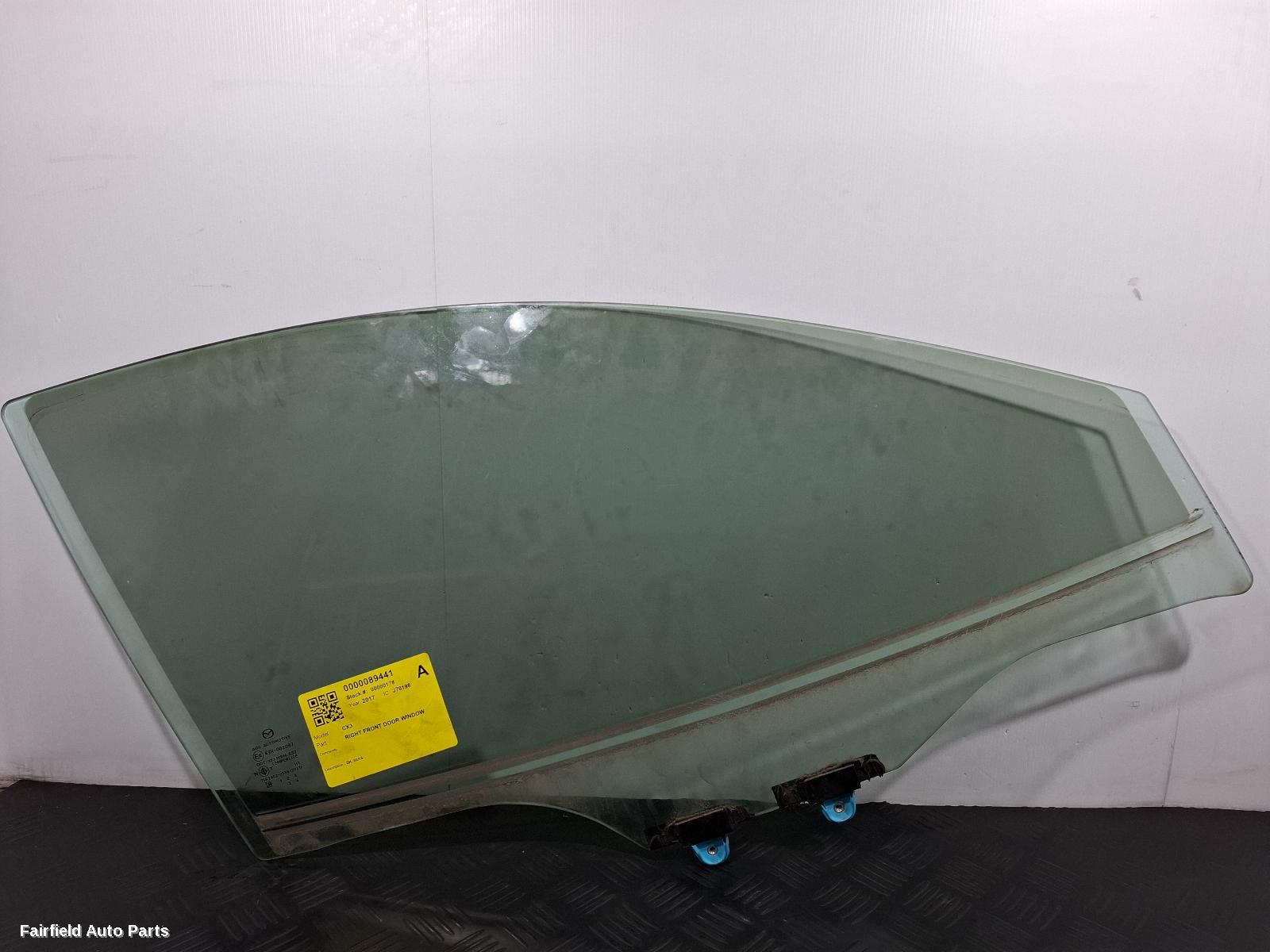 2015-2026 Mazda Cx3 Right Front Door Window
