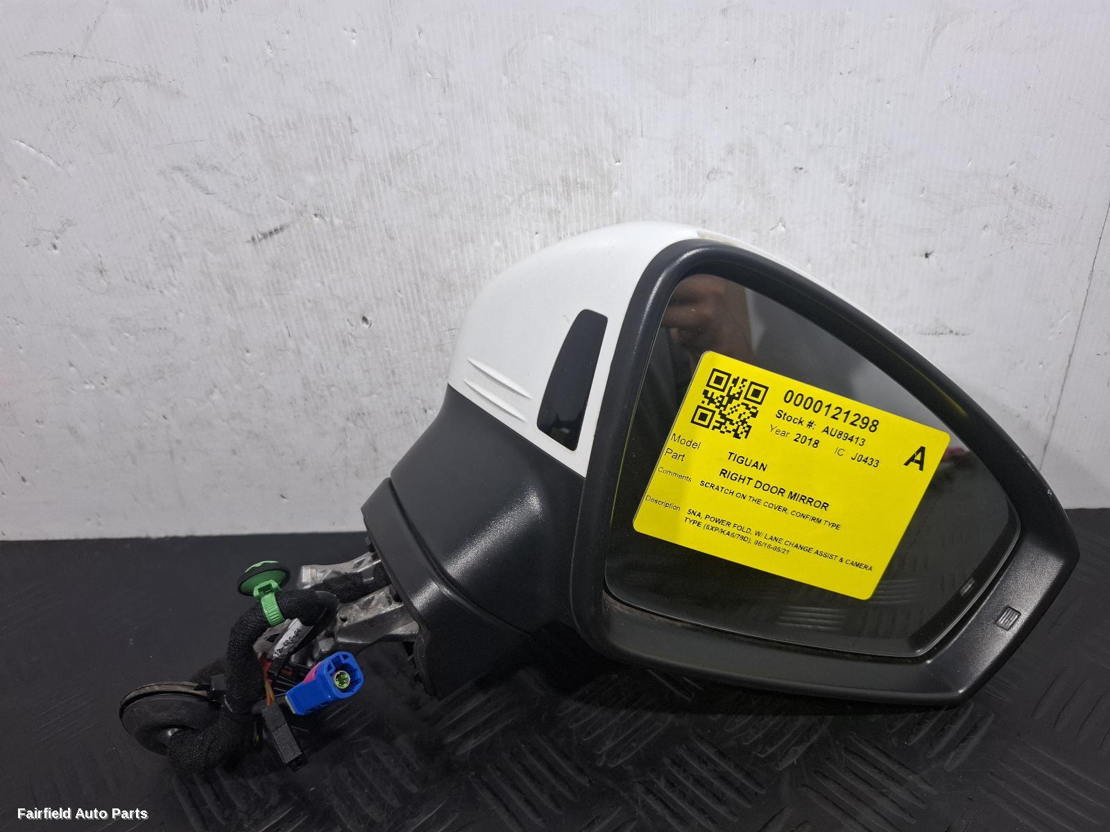 2016-2021 Volkswagen Tiguan Right Door Mirror