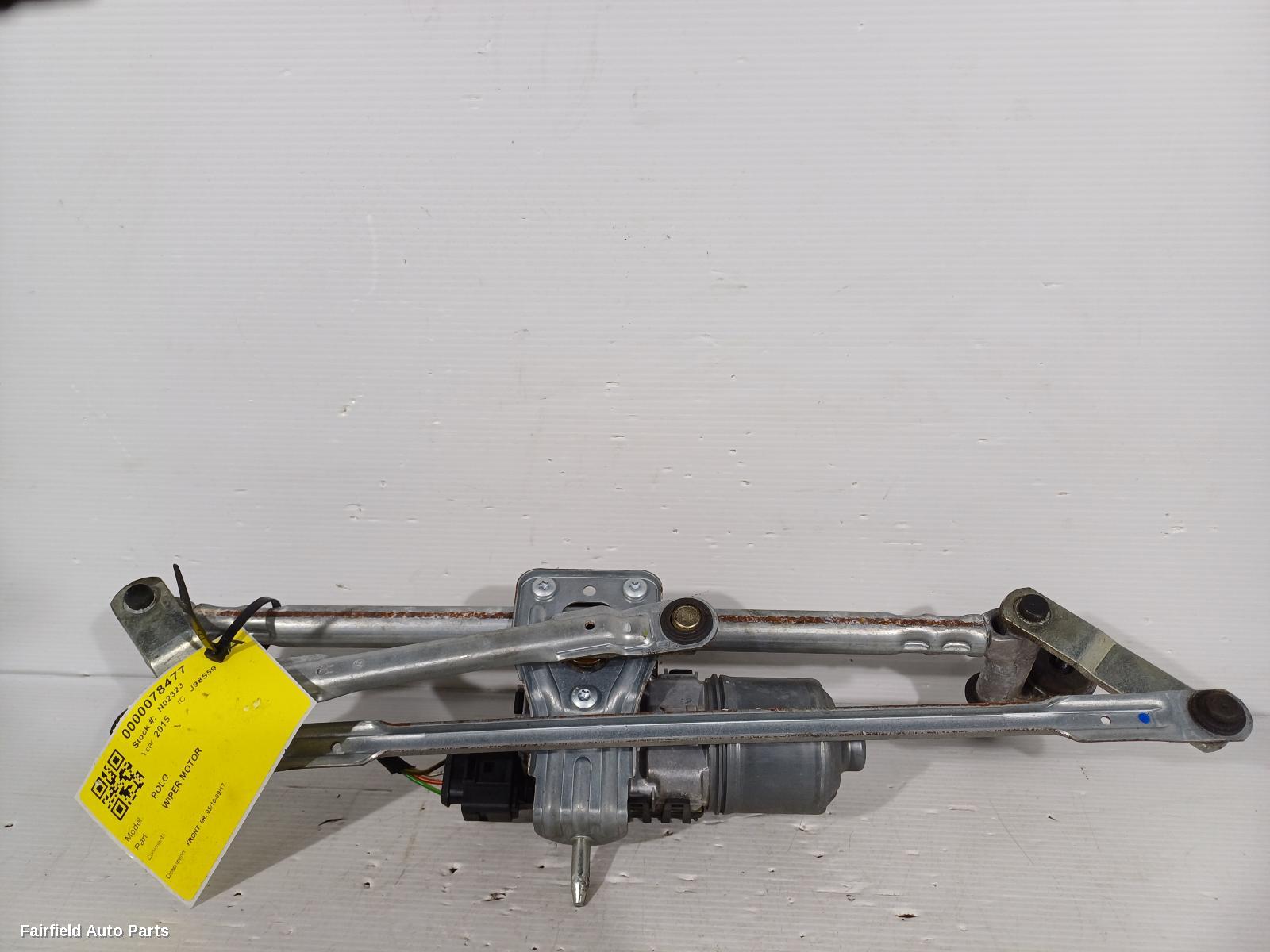 2010-2017 Volkswagen Polo Wiper Motor