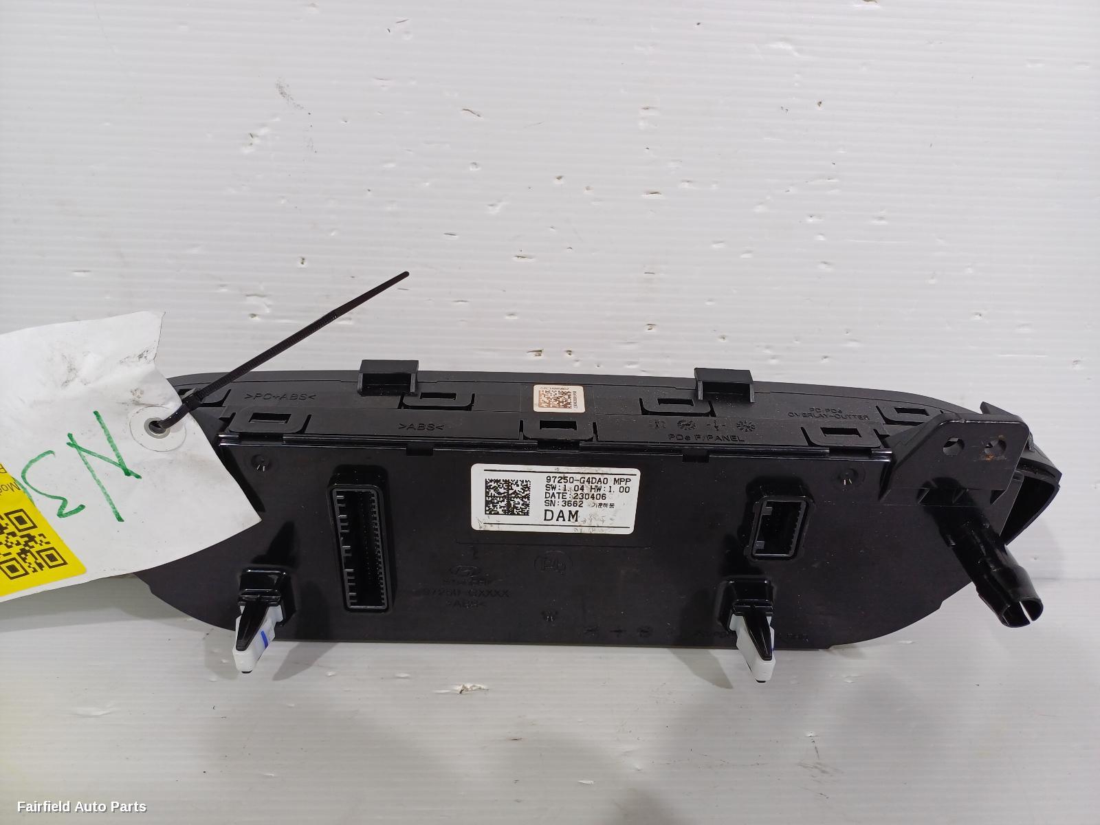 2017-2025 Hyundai I30 Heater Ac Controls