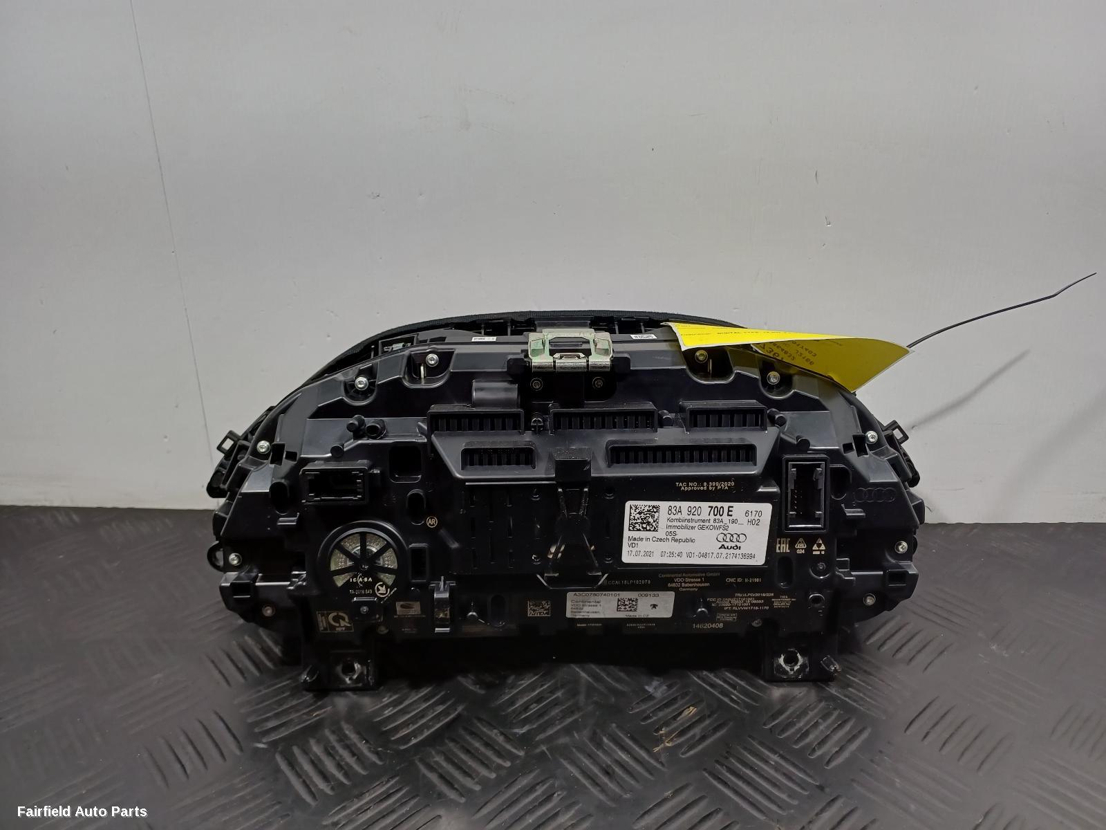 2019-2025 Audi Q3 Instrument Cluster