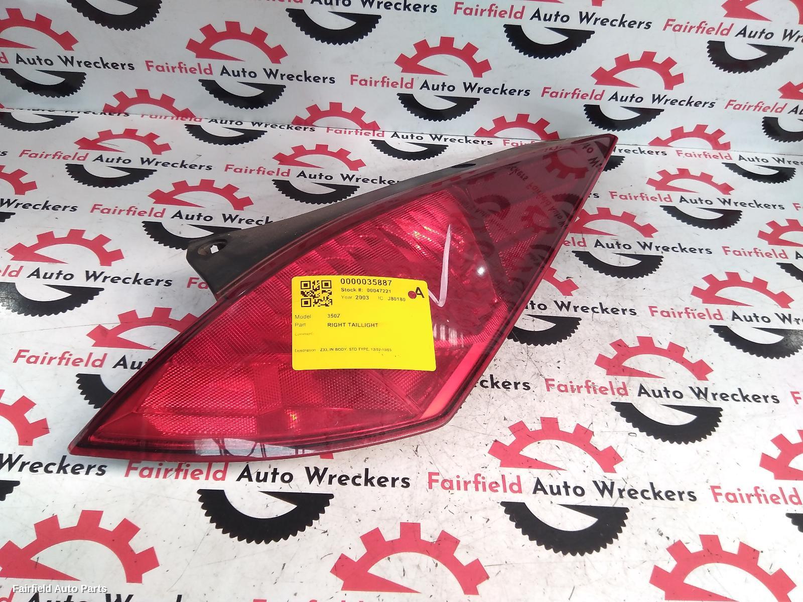 2002-2005 Nissan 350z Right Taillight