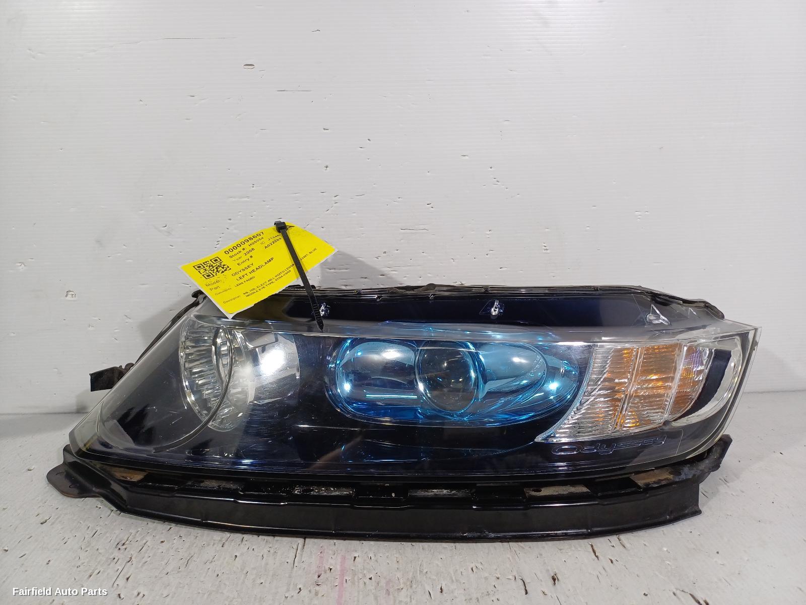 2004-2009 Honda Odyssey Left Headlamp
