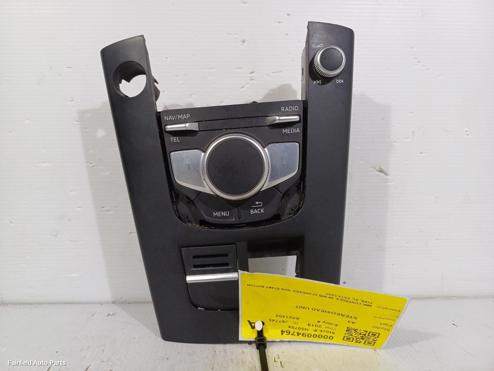 2013-2020 Audi A3 Radio Cd Dvd Sat Tv