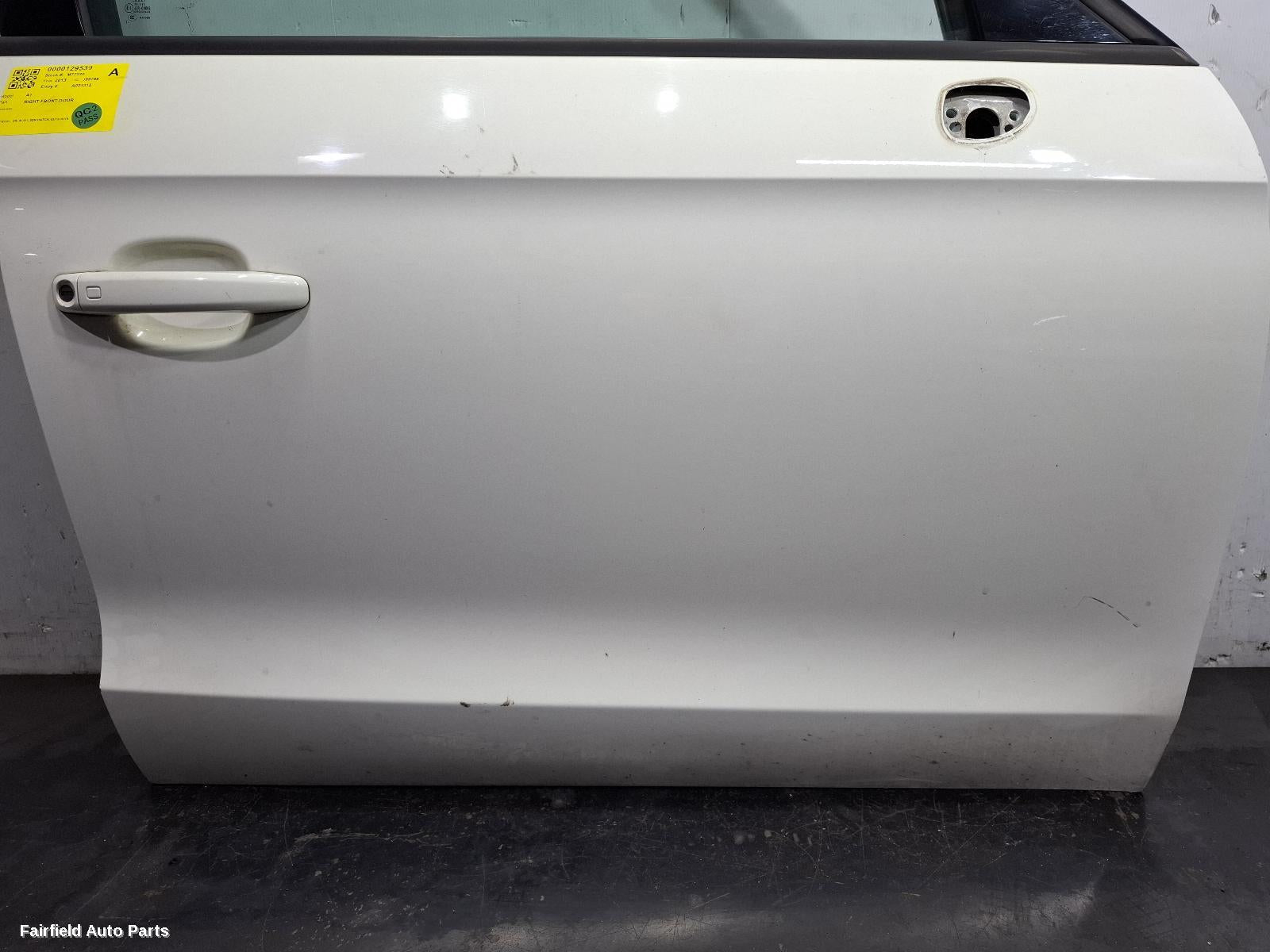 2012-2018 Audi A1 Right Front Door