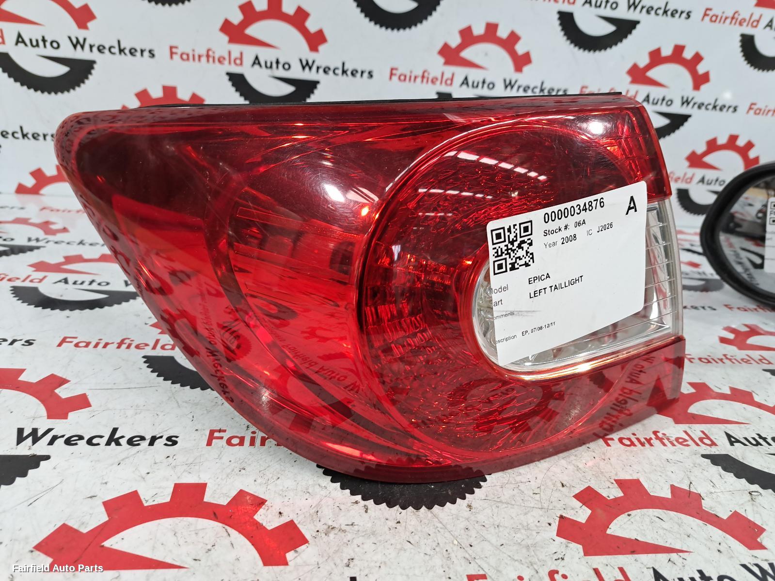 2008-2011 Holden Epica Left Taillight