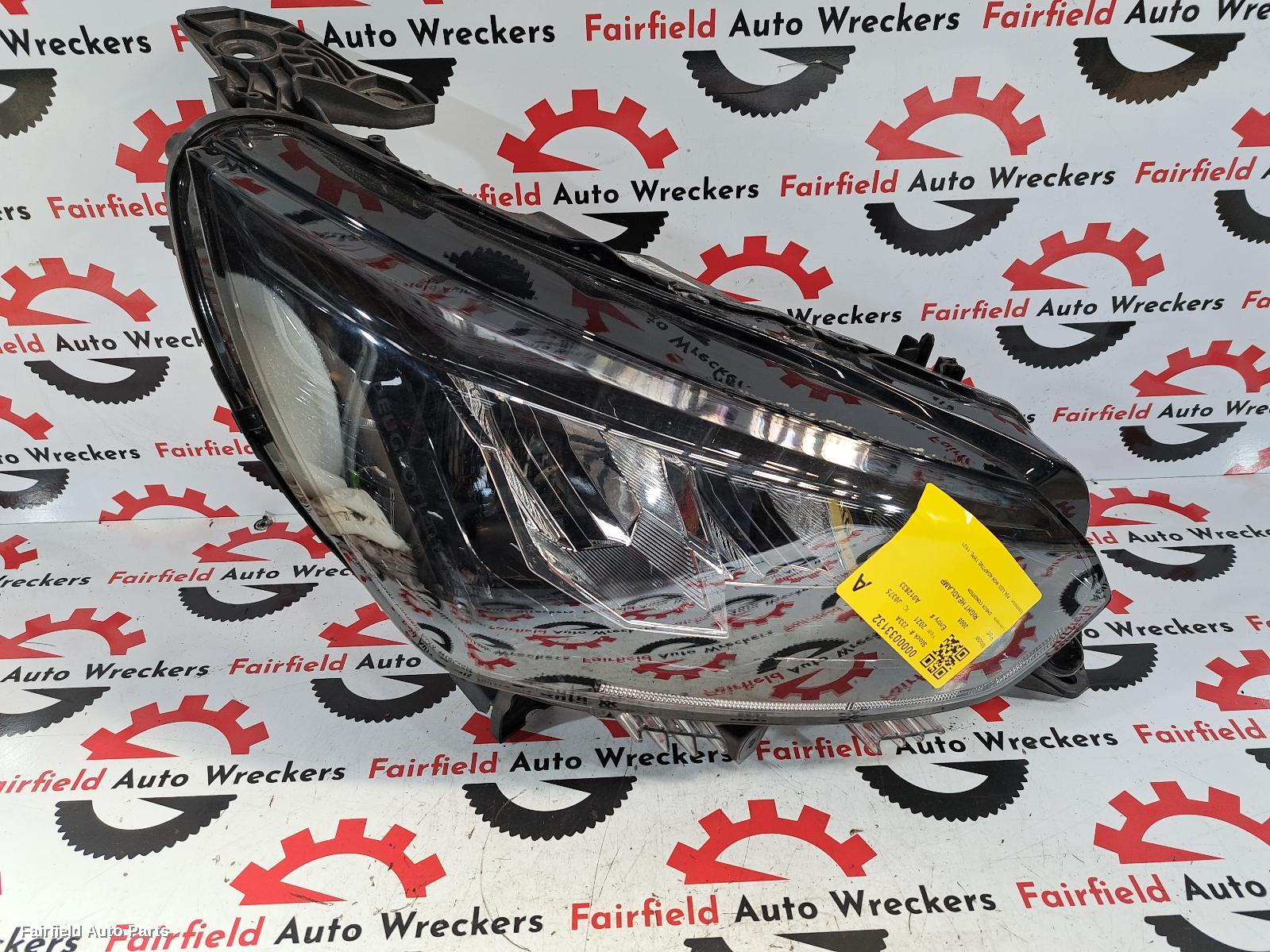 2020-2025 Peugeot 2008 Right Headlamp