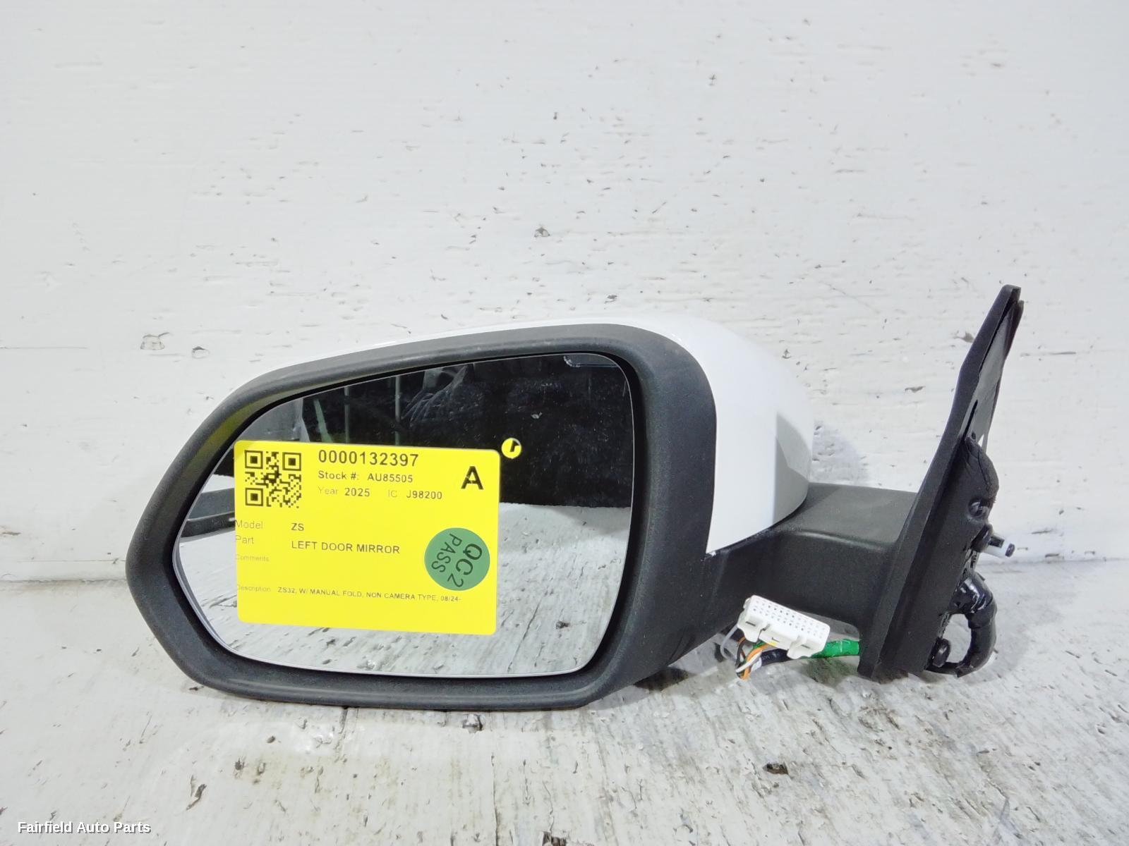 2024-2026 Mg Zs Left Door Mirror