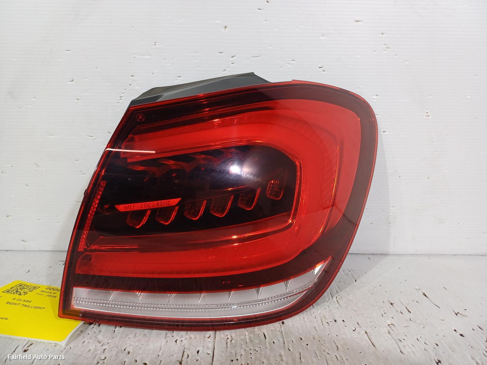2018-2023 Mercedes A Class Right Taillight