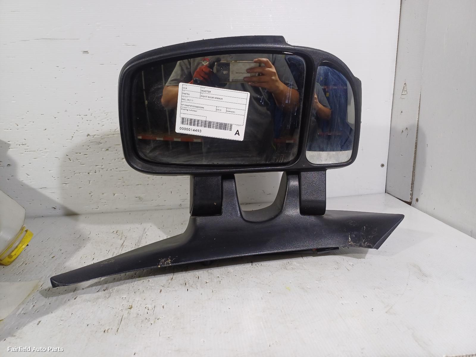 2011-2026 Renault Master Right Door Mirror