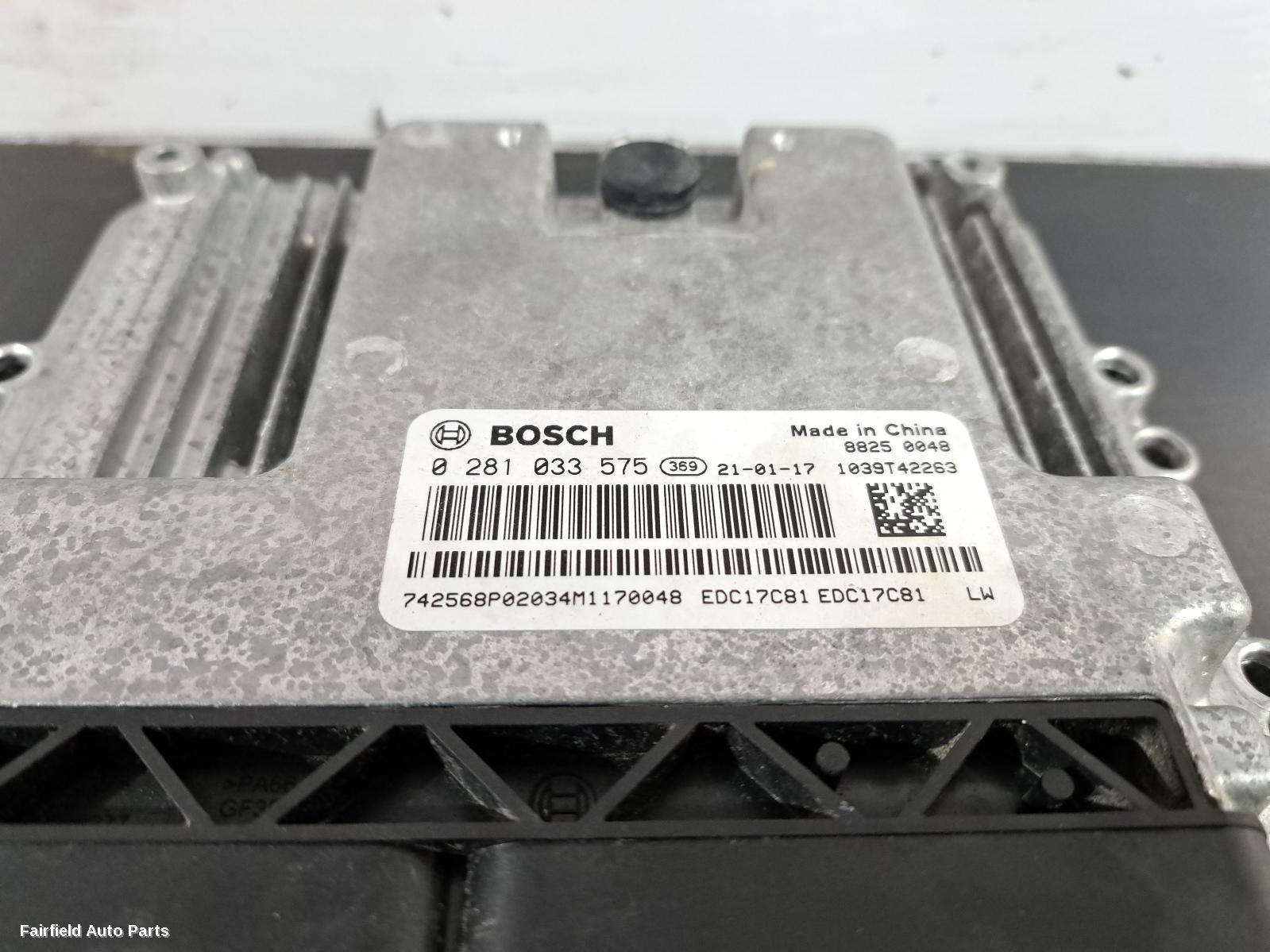 2017-2021 Ldv T60 Ecu