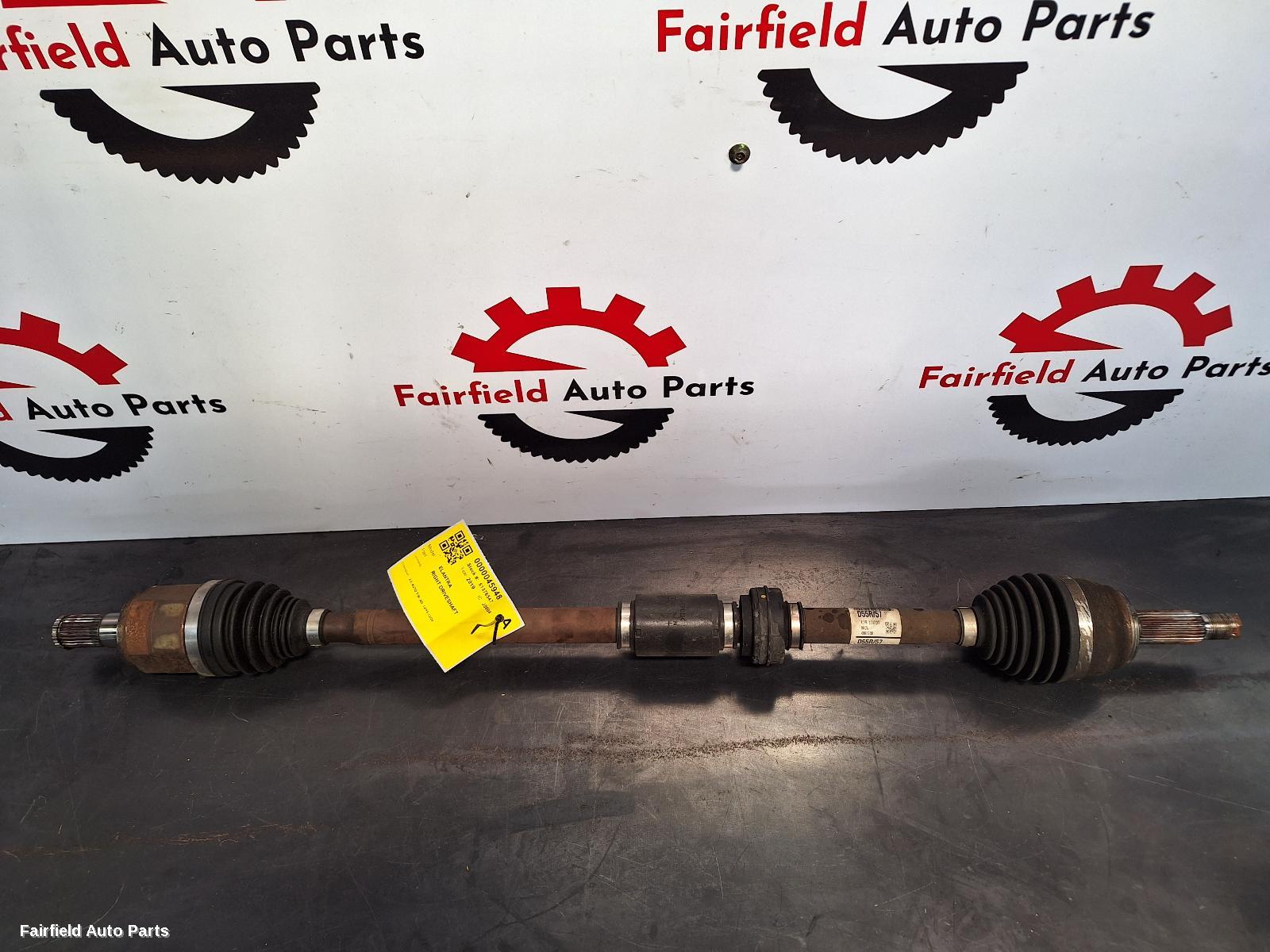 2015-2020 Hyundai Elantra Right Driveshaft