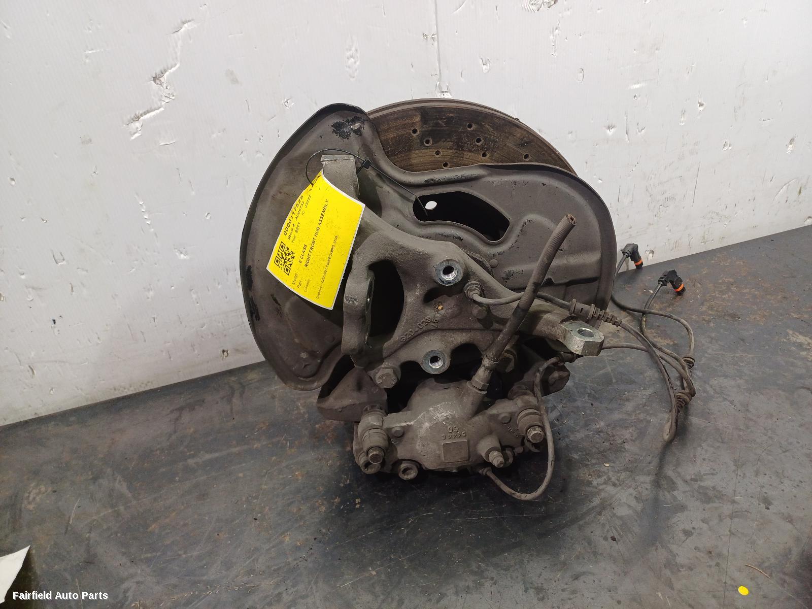 2009-2016 Mercedes E Class Right Front Hub Assembly
