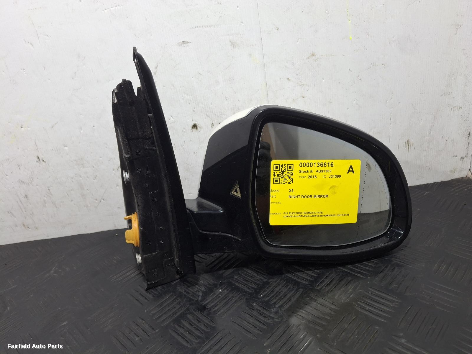 2013-2018 Bmw X5 Right Door Mirror