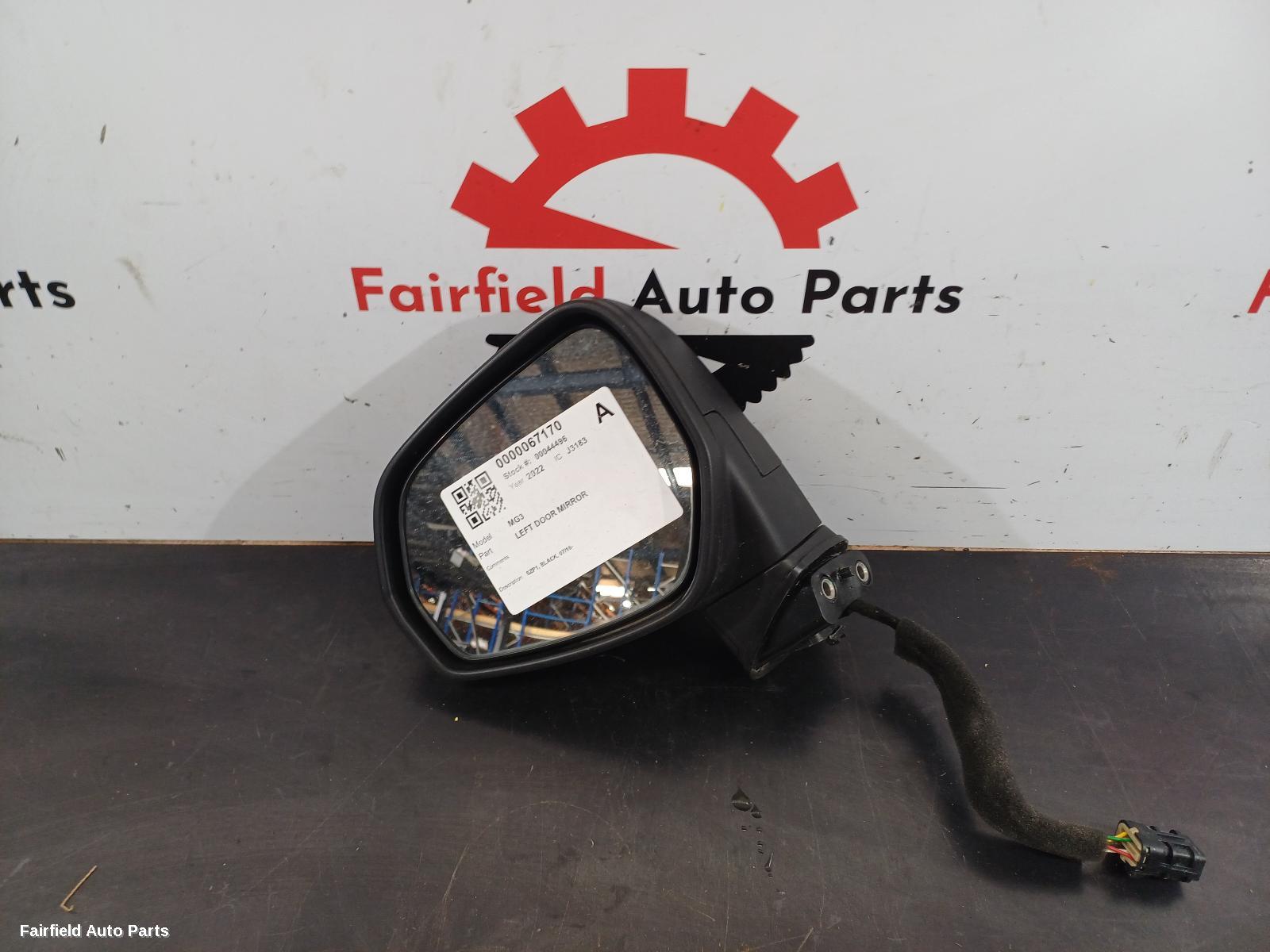 2016-2024 Mg Mg3 Left Door Mirror