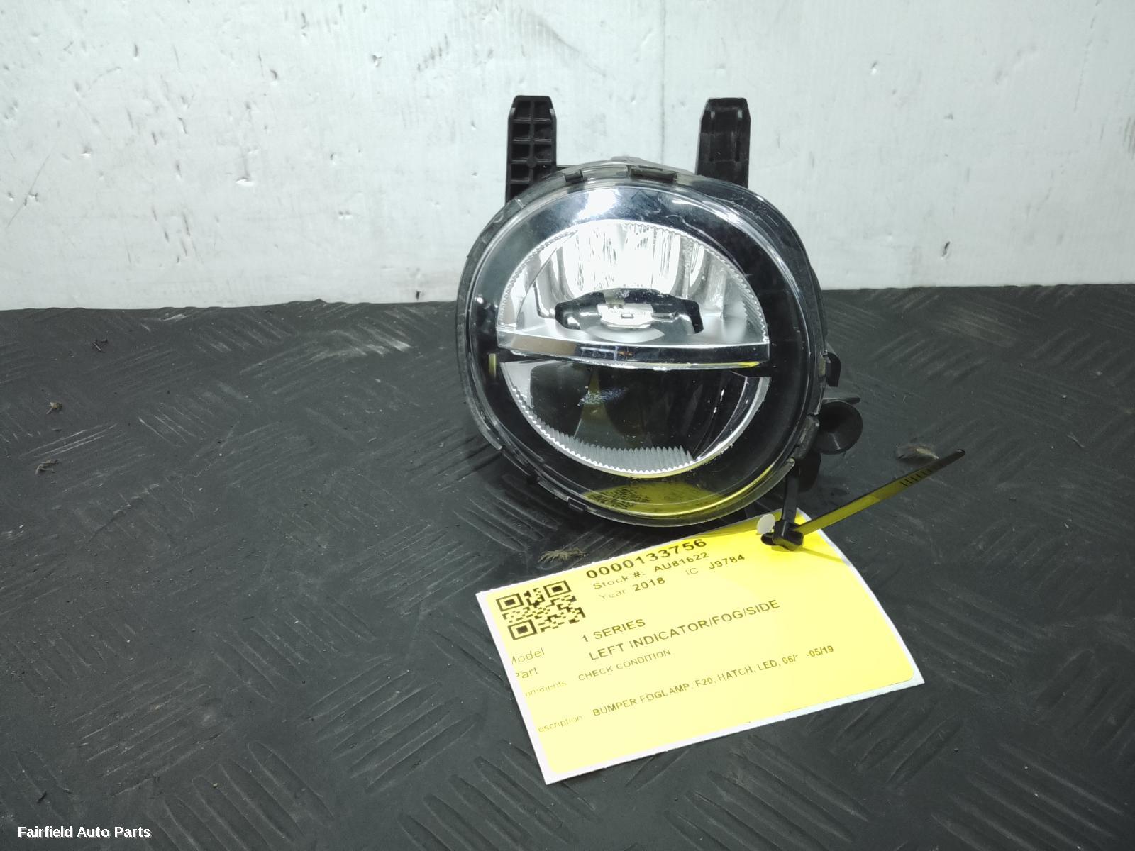 2011-2019 Bmw 1 Series Left Indicator Fog Side