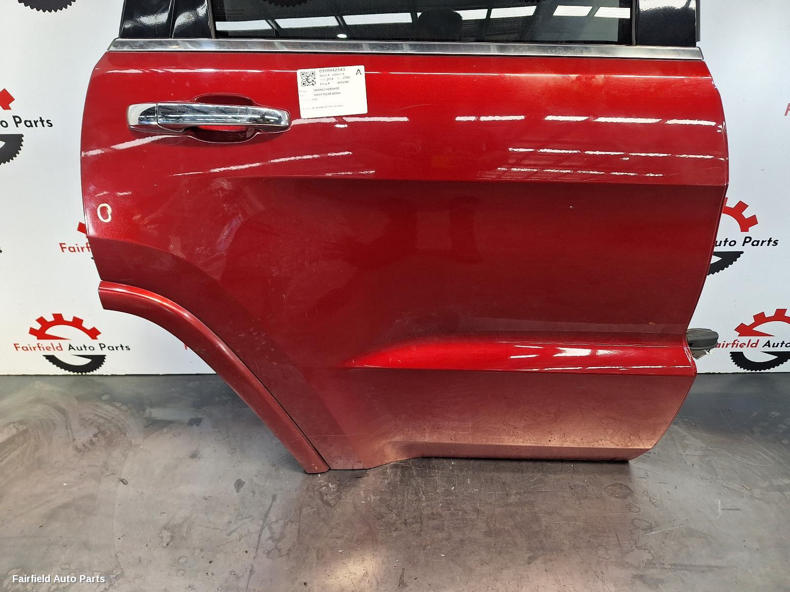 2010-2022 Jeep Grandcherokee Right Rear Door Sliding