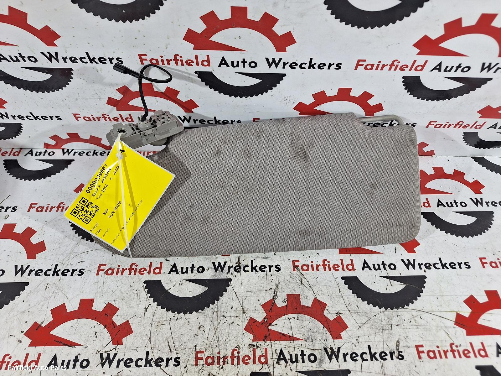 2010-2018 Volvo S60/v60 Sunvisor