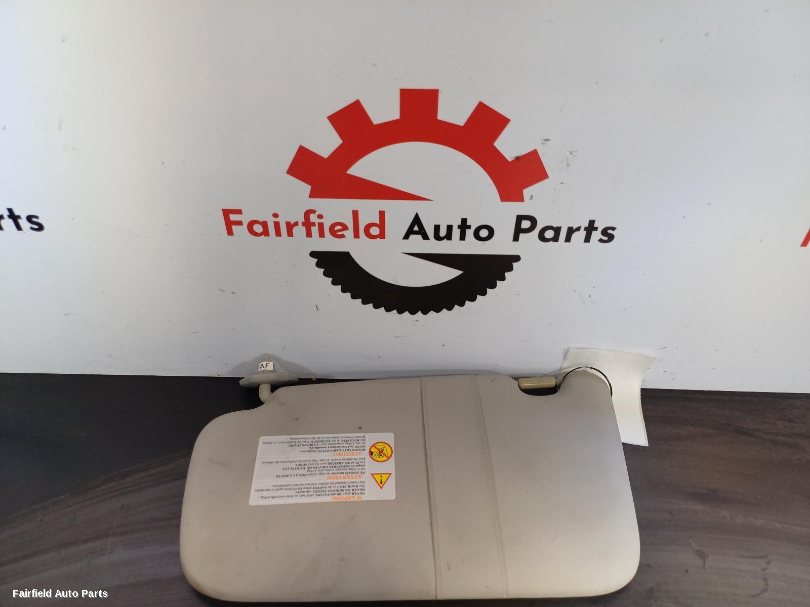 2013-2016 Nissan Pulsar Sunvisor