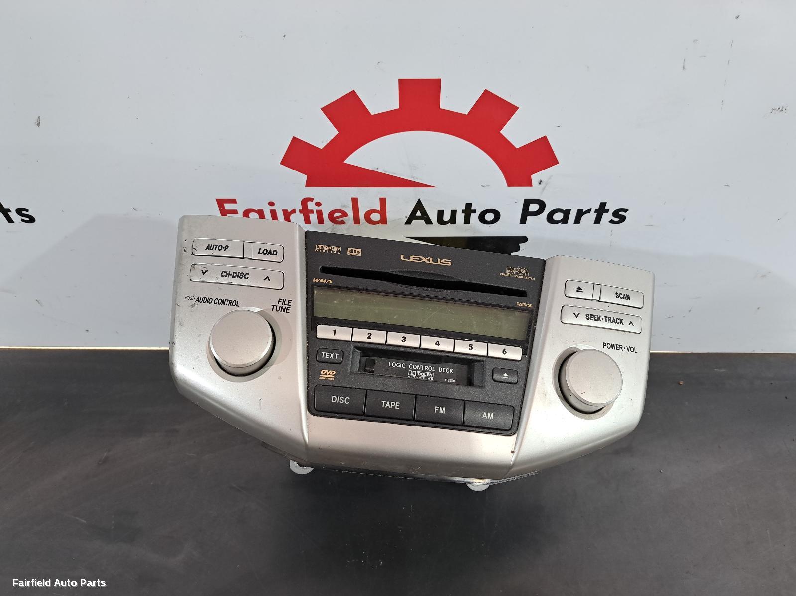2006-2008 Lexus Rx Series Radio Cd Dvd Sat Tv