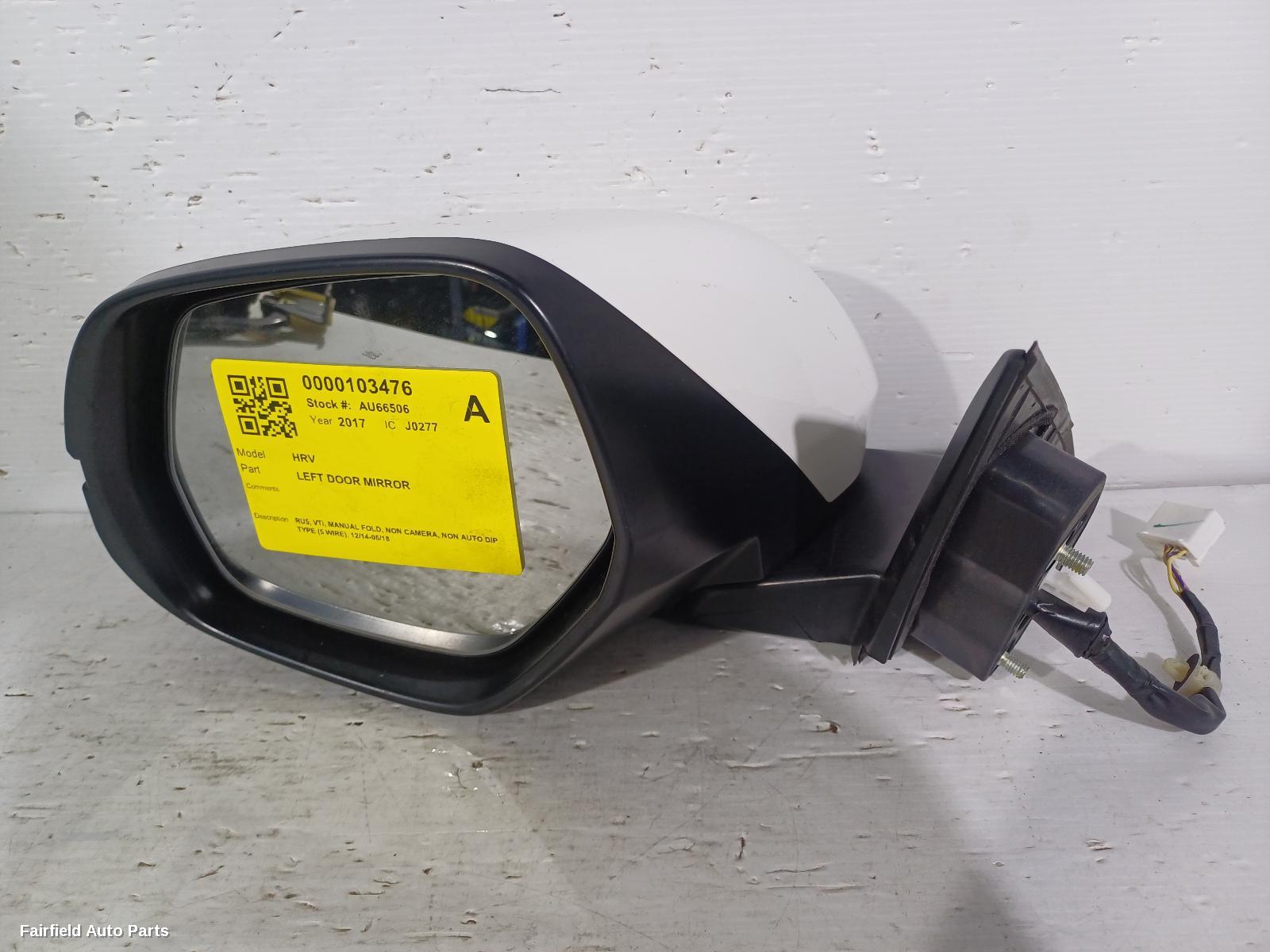 2014-2018 Honda Hrv Left Door Mirror