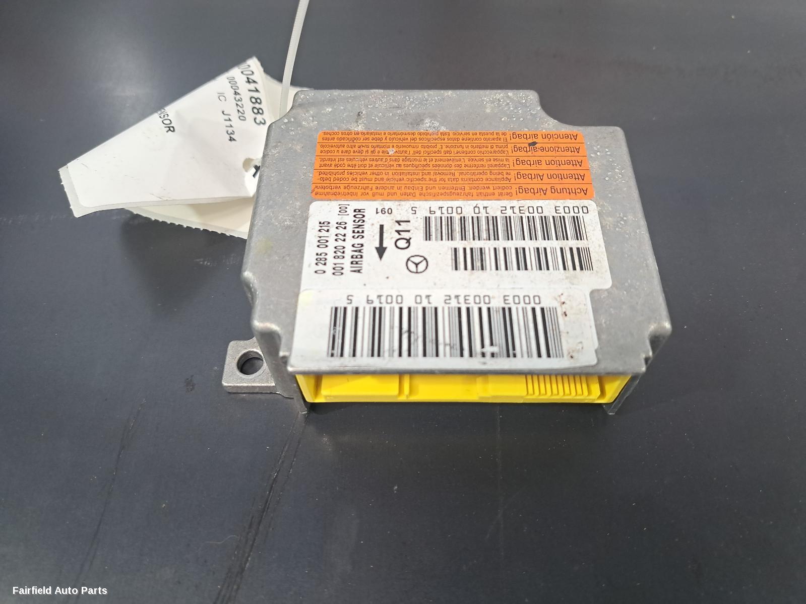 1999-2006 Mercedes S Class Airbag Module Sensor