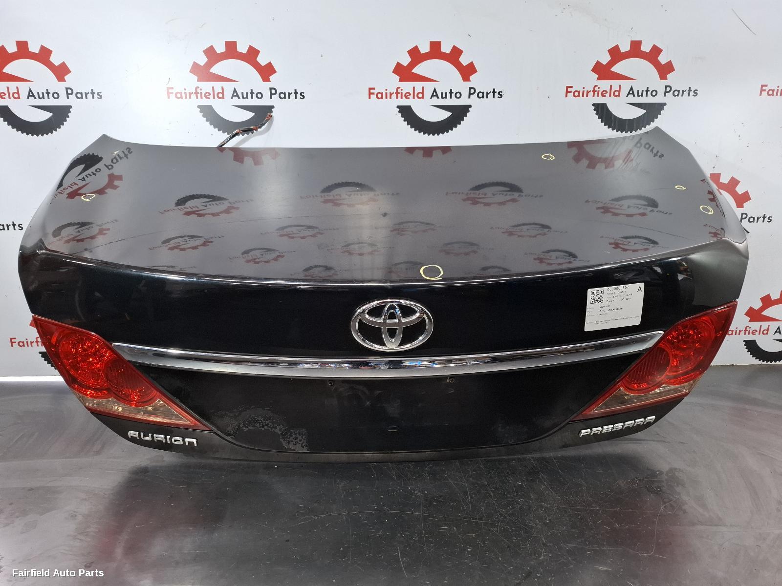 2006-2012 Toyota Aurion Bootlid Tailgate