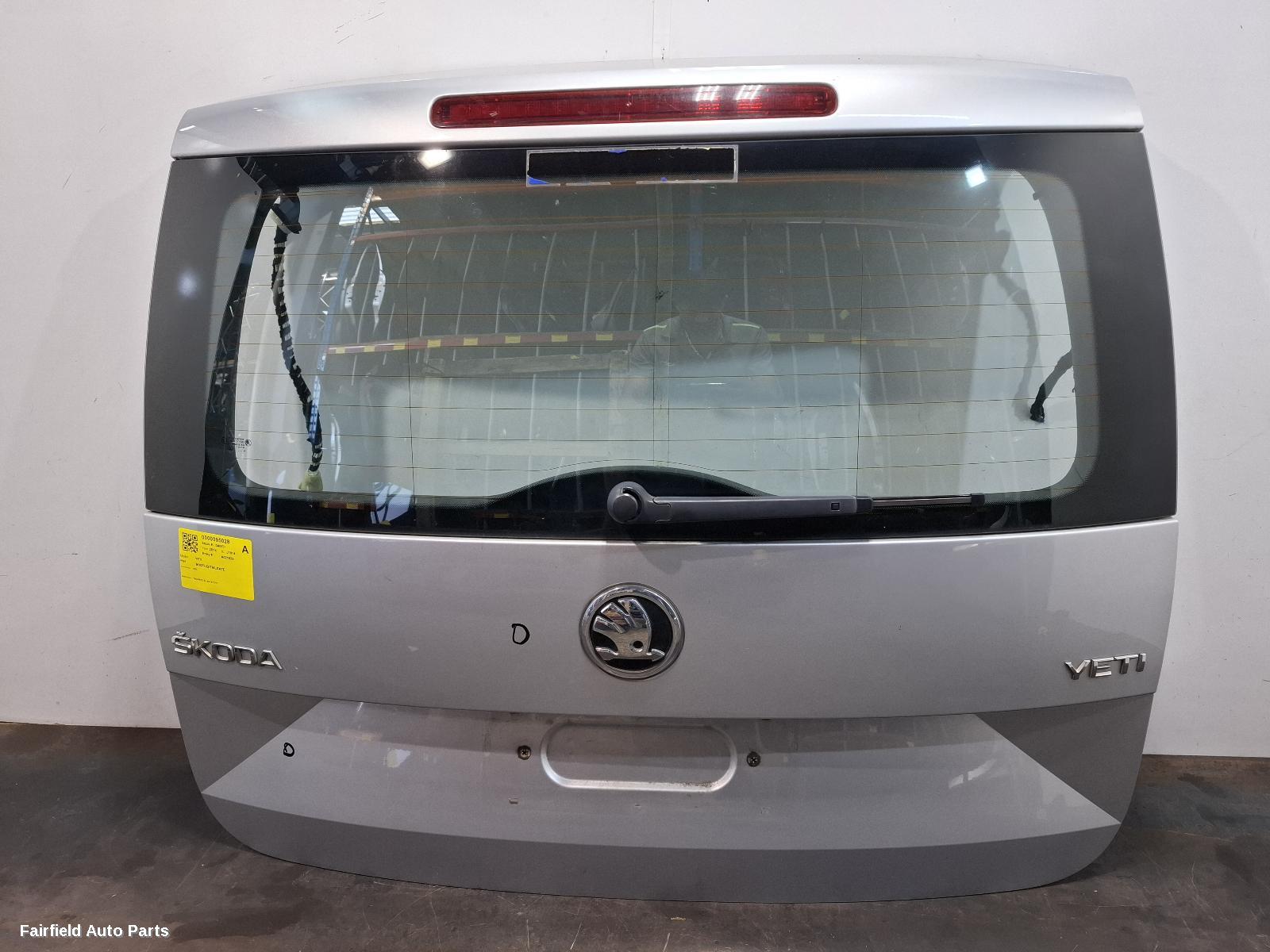 2014-2017 Skoda Yeti Bootlid Tailgate