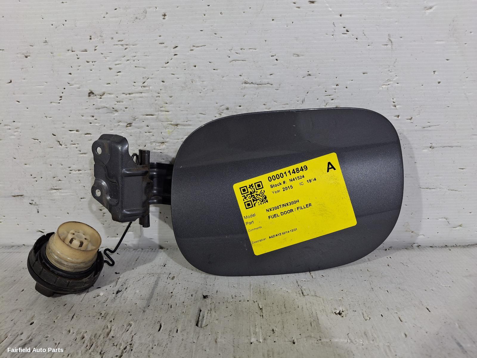 2014-2021 Lexus Nx Fuel Door   Filler
