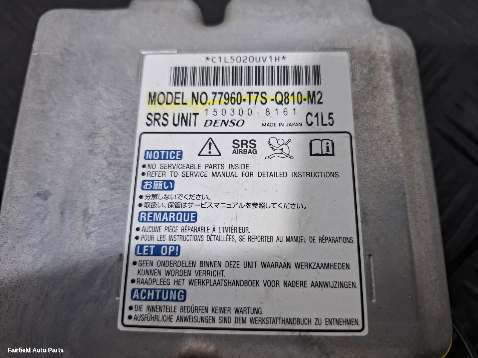 2014-2021 Honda Hrv Airbag Module Sensor