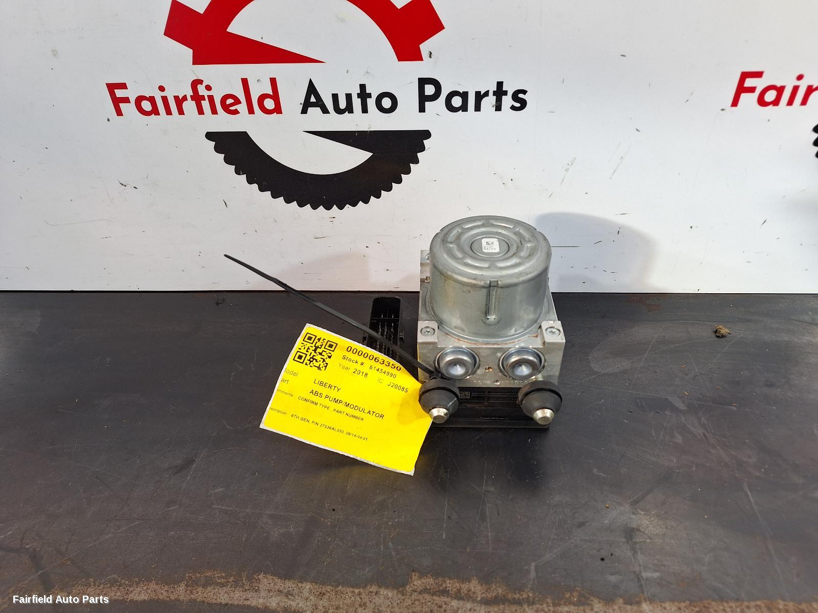 2014-2021 Subaru Liberty Abs Pump Modulator
