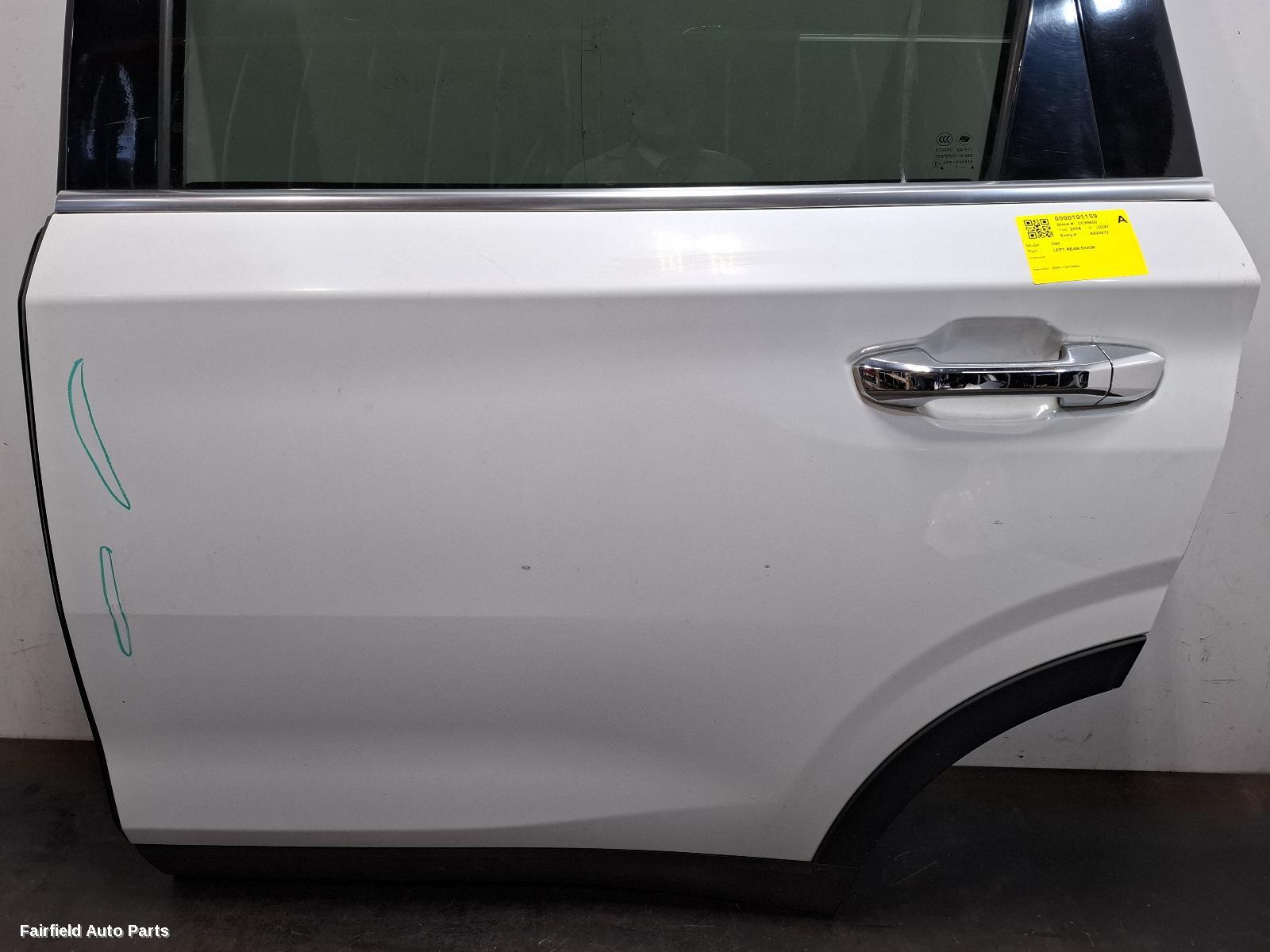 2017-2024 Ldv D90 Left Rear Door Sliding