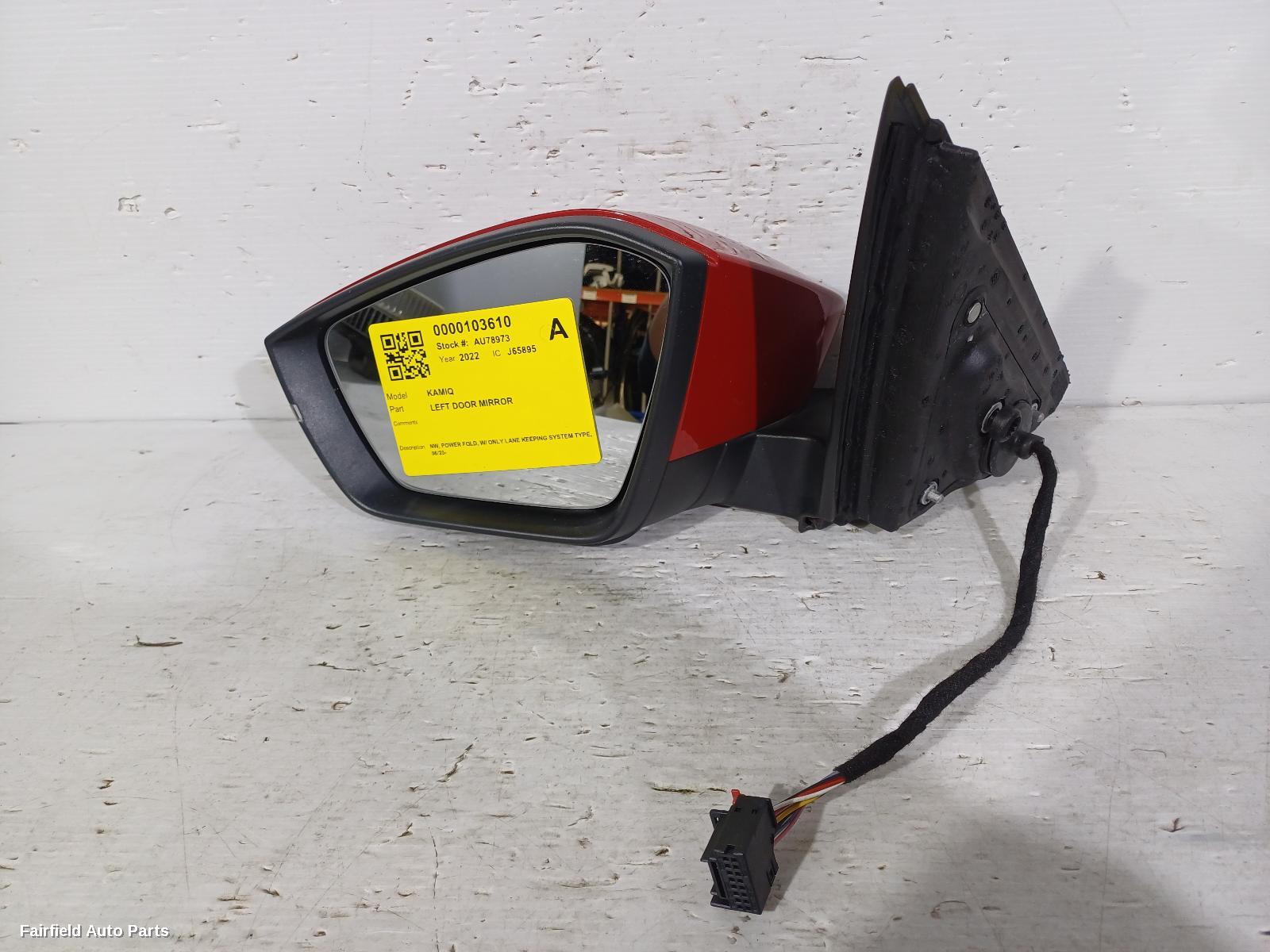 2020-2025 Skoda Kamiq Left Door Mirror
