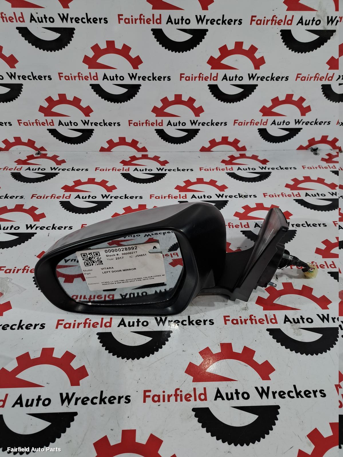 2015-2018 Suzuki Vitara Left Door Mirror