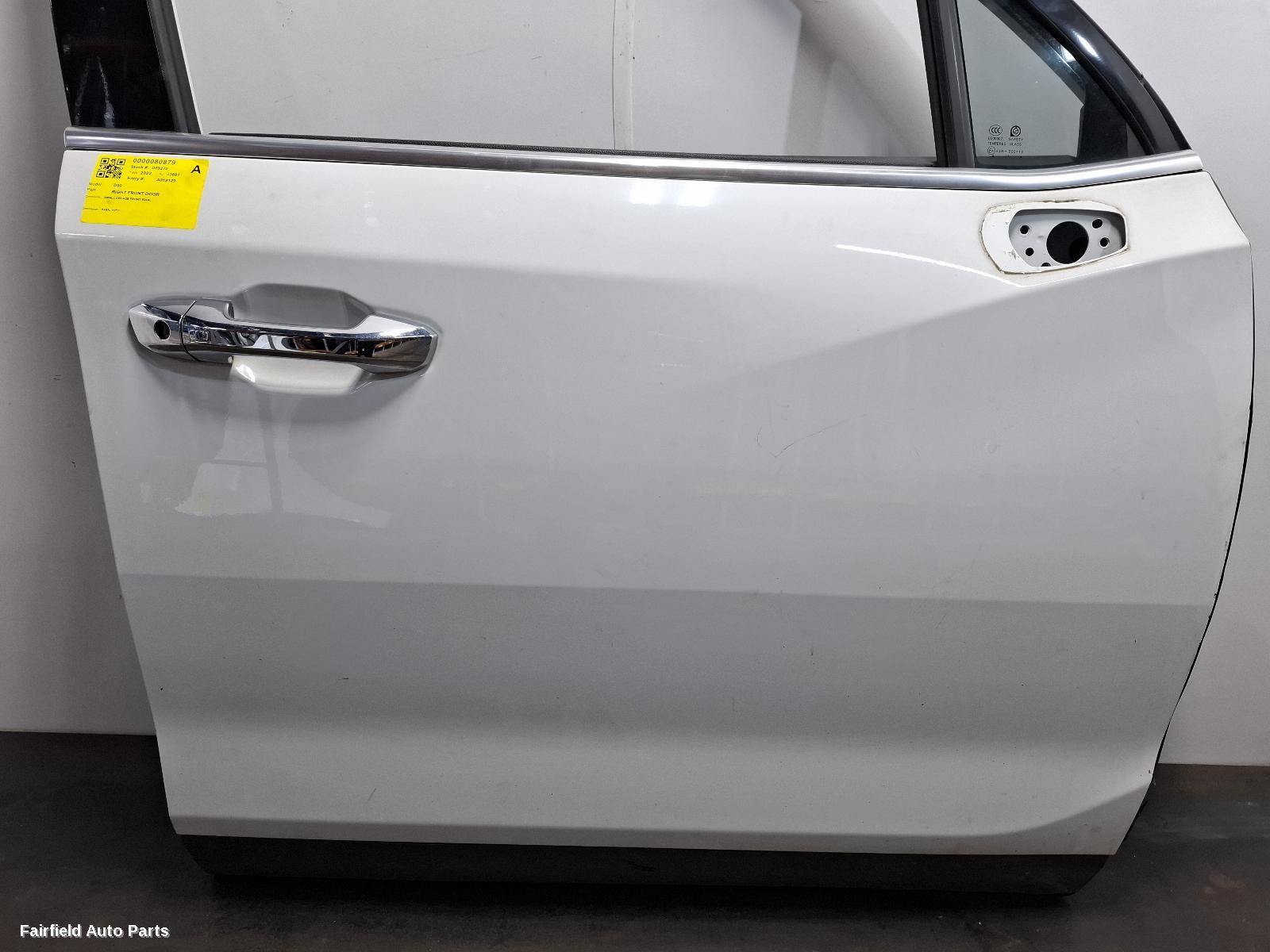 2017-2025 Ldv D90 Right Front Door