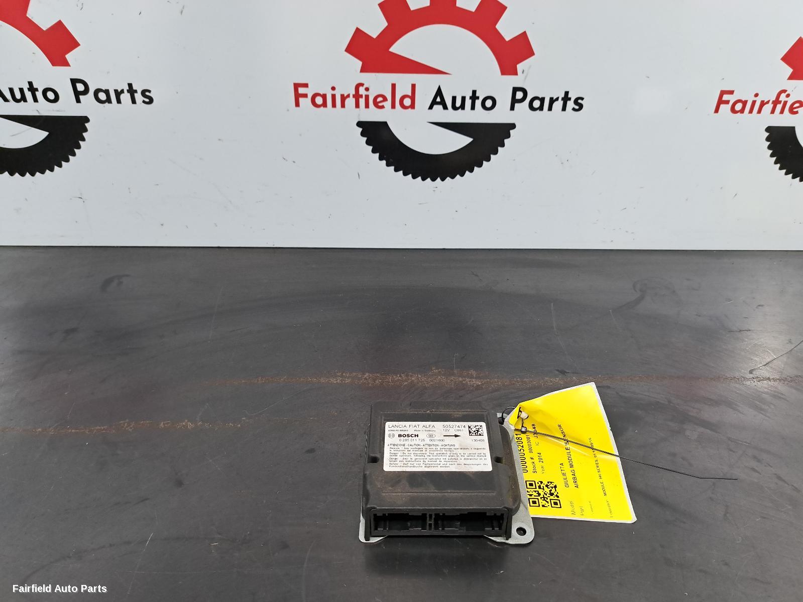 2011-2016 Alfa Romeo Giulietta Airbag Module Sensor