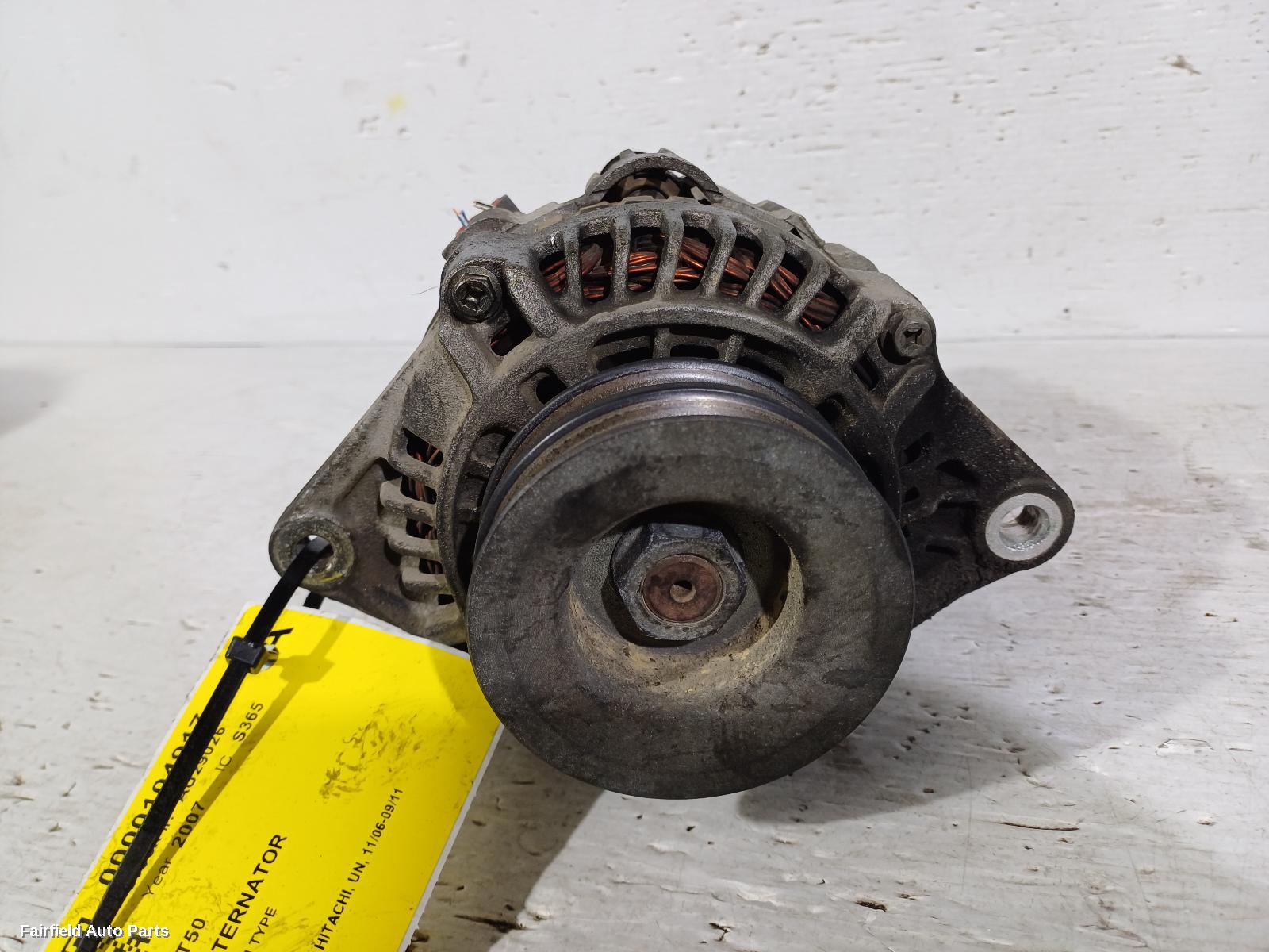 2006-2011 Mazda Bt50 Alternator