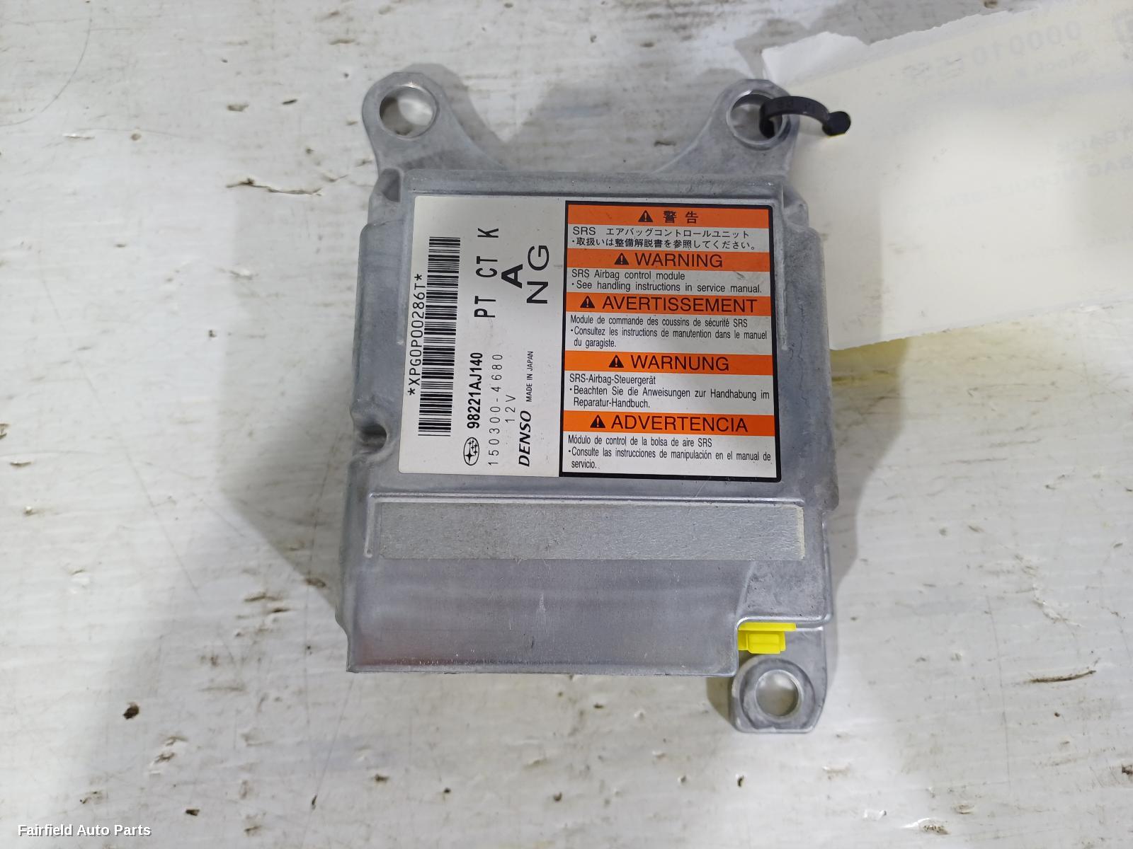 2010-2014 Subaru Outback Airbag Module Sensor