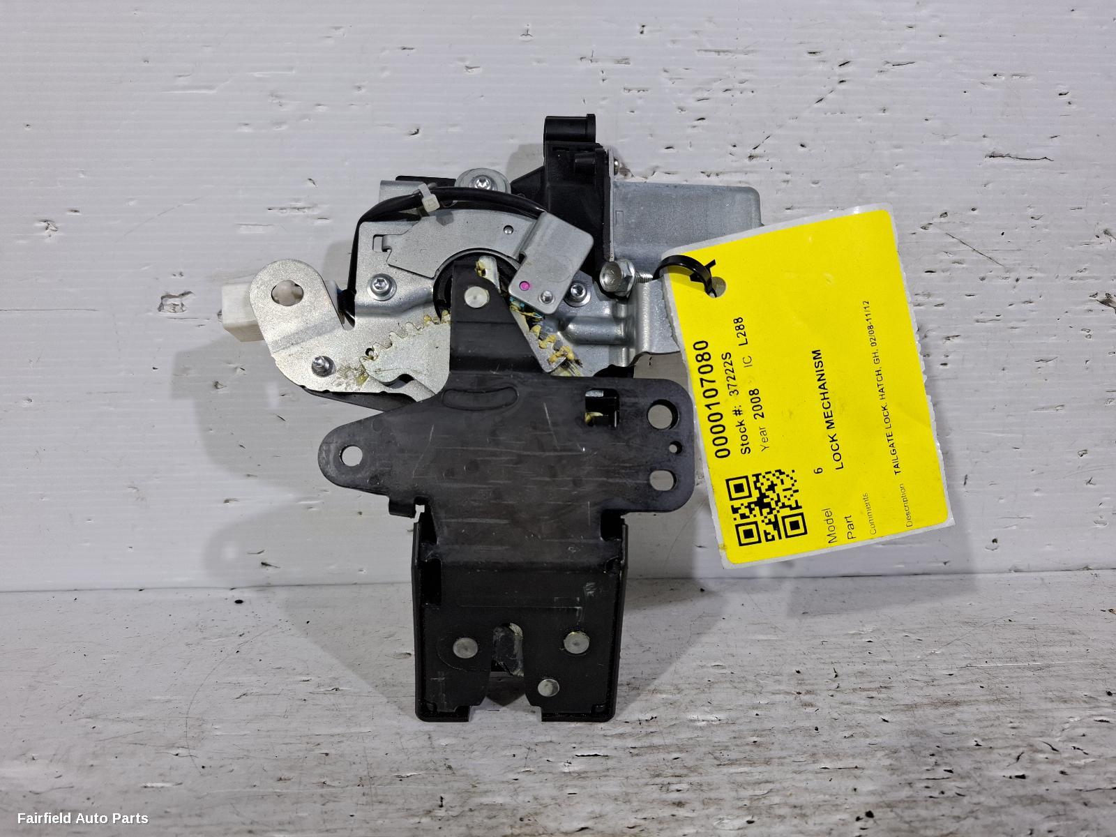 2008-2012 Mazda 6 Door Boot Gate Lock